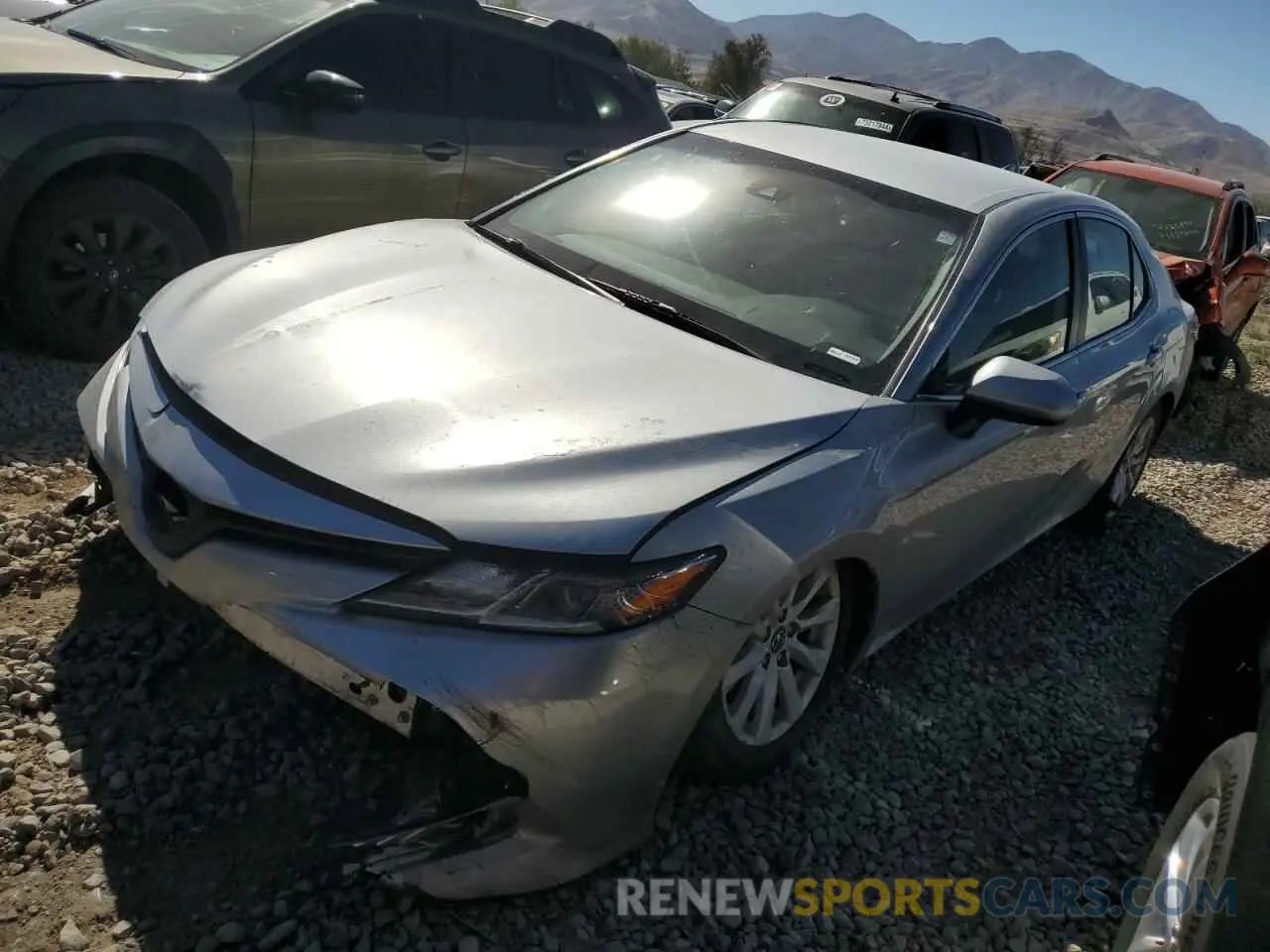 1 Photograph of a damaged car 4T1C11AK6LU345784 TOYOTA CAMRY 2020