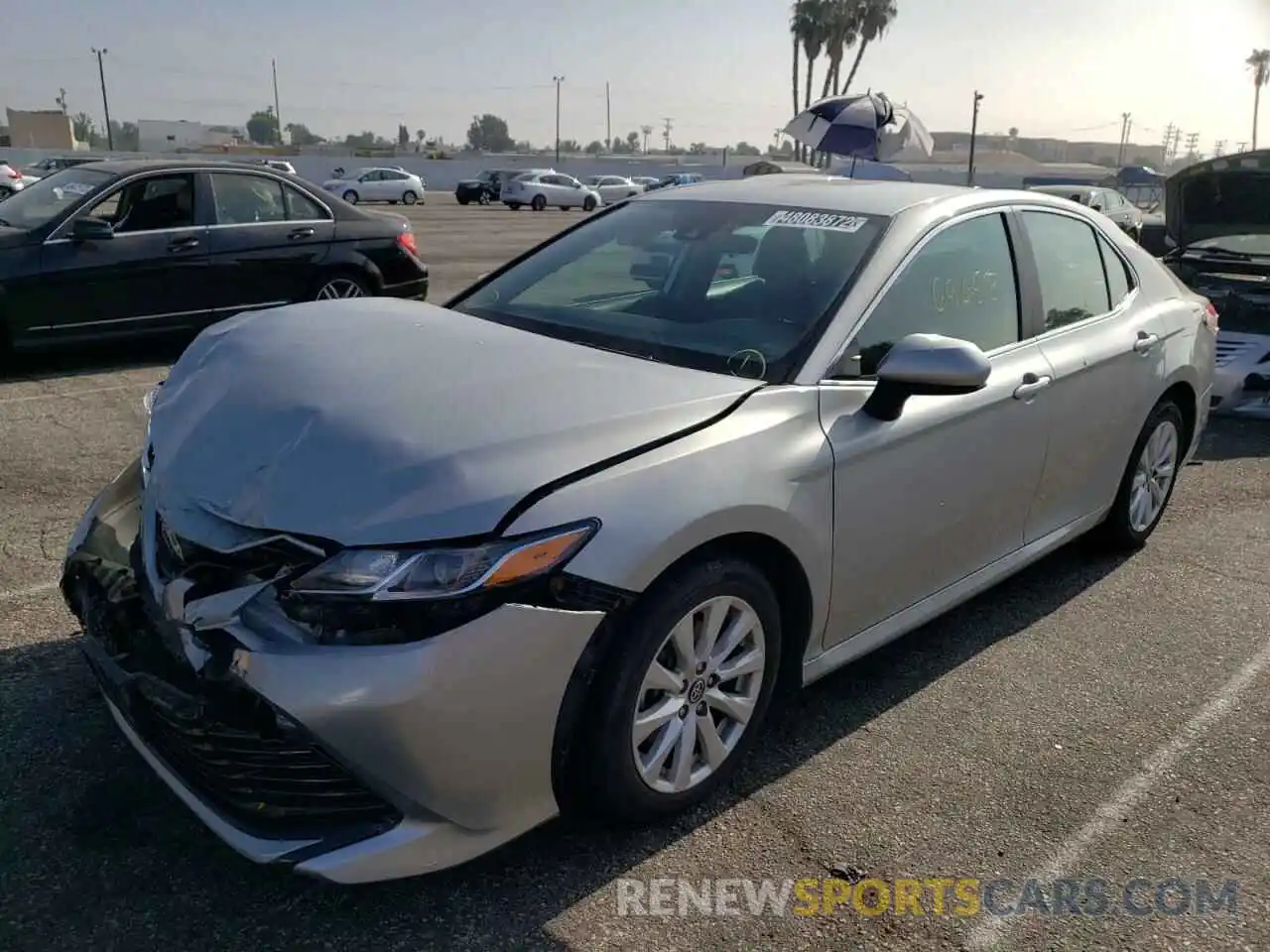 2 Photograph of a damaged car 4T1C11AK6LU349348 TOYOTA CAMRY 2020