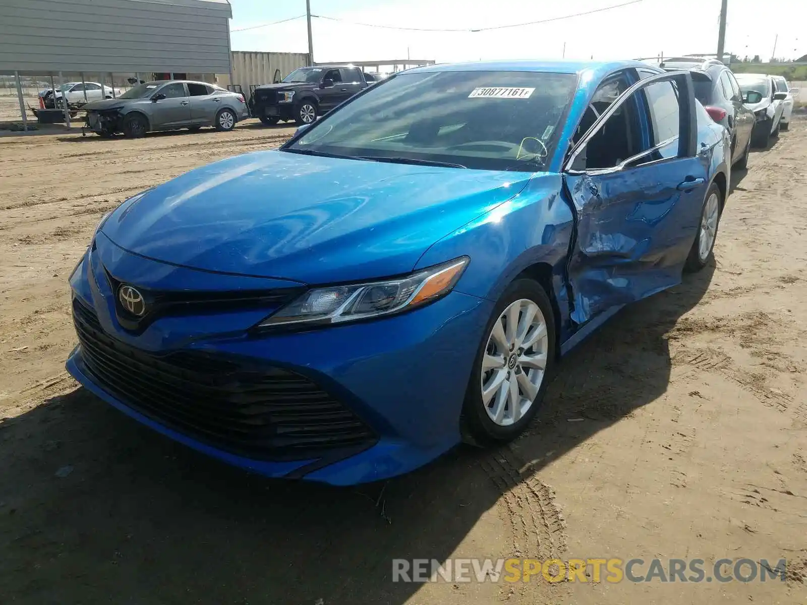 2 Photograph of a damaged car 4T1C11AK6LU351424 TOYOTA CAMRY 2020