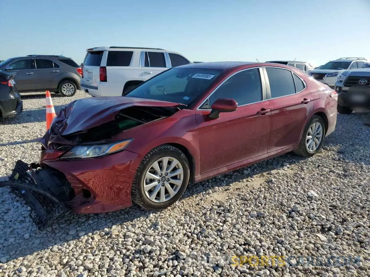 1 Photograph of a damaged car 4T1C11AK6LU353223 TOYOTA CAMRY 2020