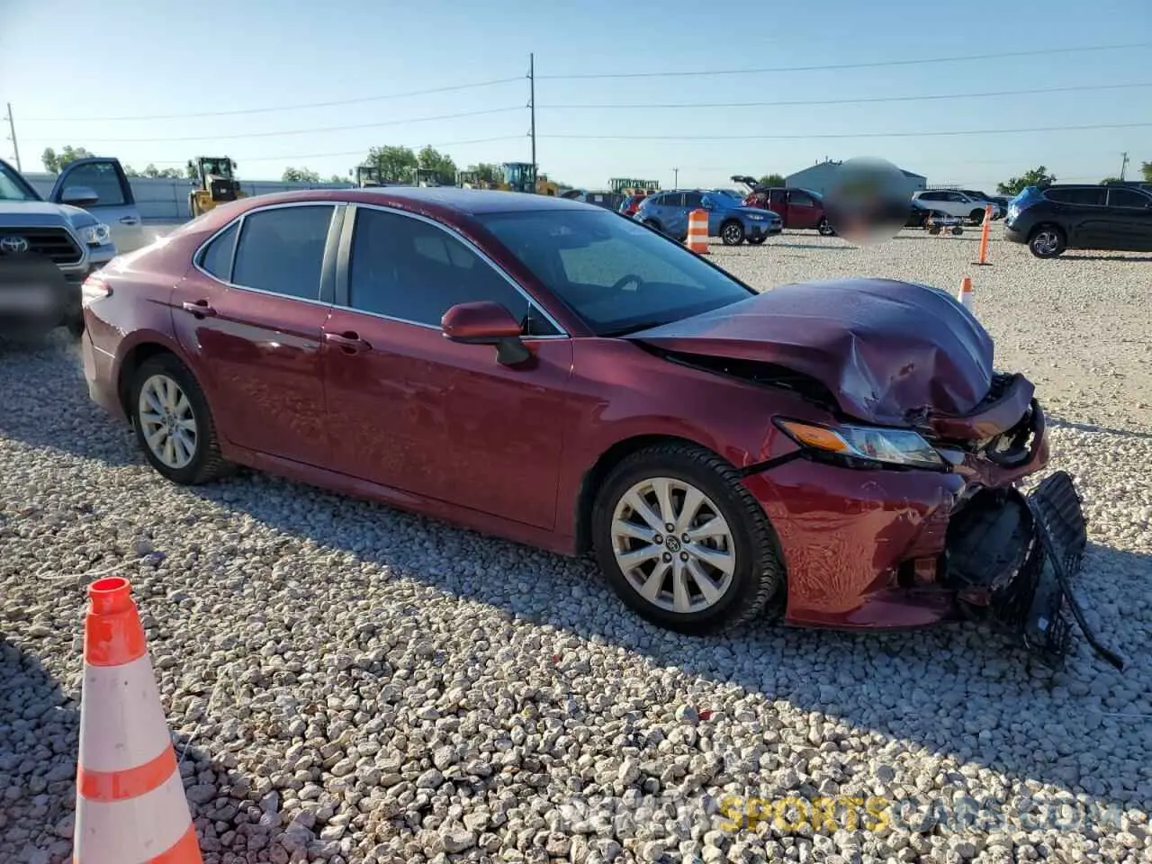 4 Photograph of a damaged car 4T1C11AK6LU353223 TOYOTA CAMRY 2020