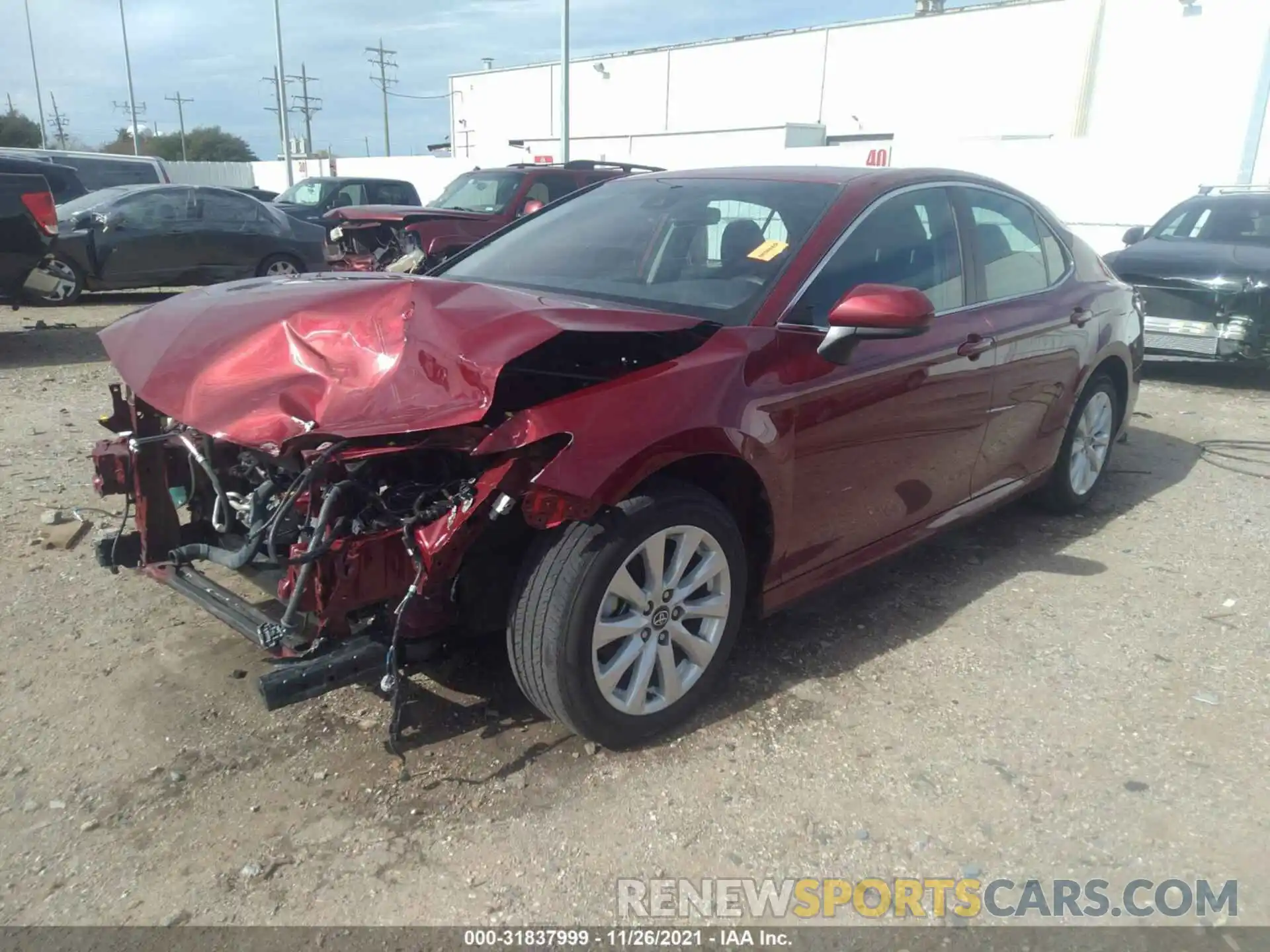 2 Photograph of a damaged car 4T1C11AK6LU355151 TOYOTA CAMRY 2020