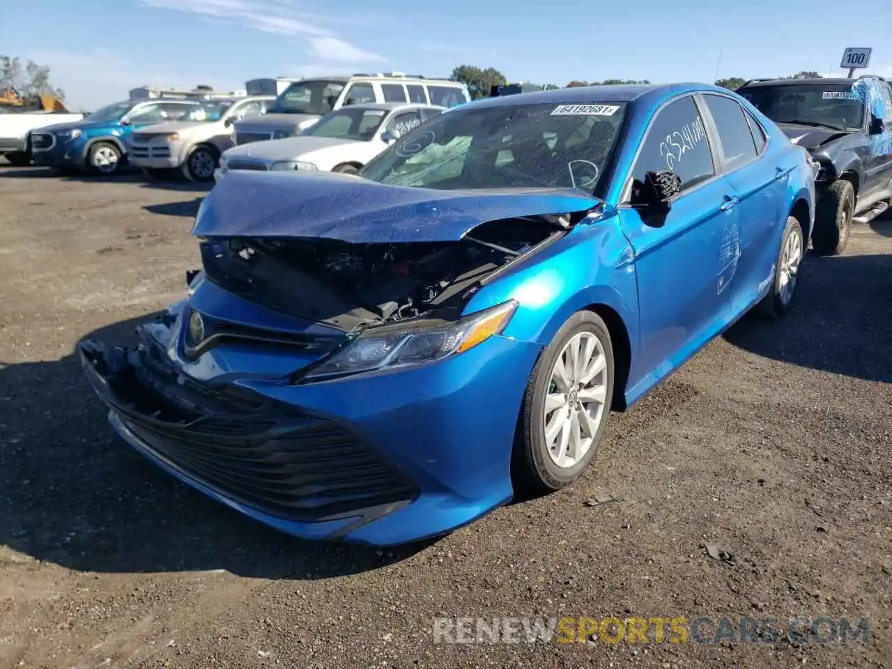 2 Photograph of a damaged car 4T1C11AK6LU394015 TOYOTA CAMRY 2020