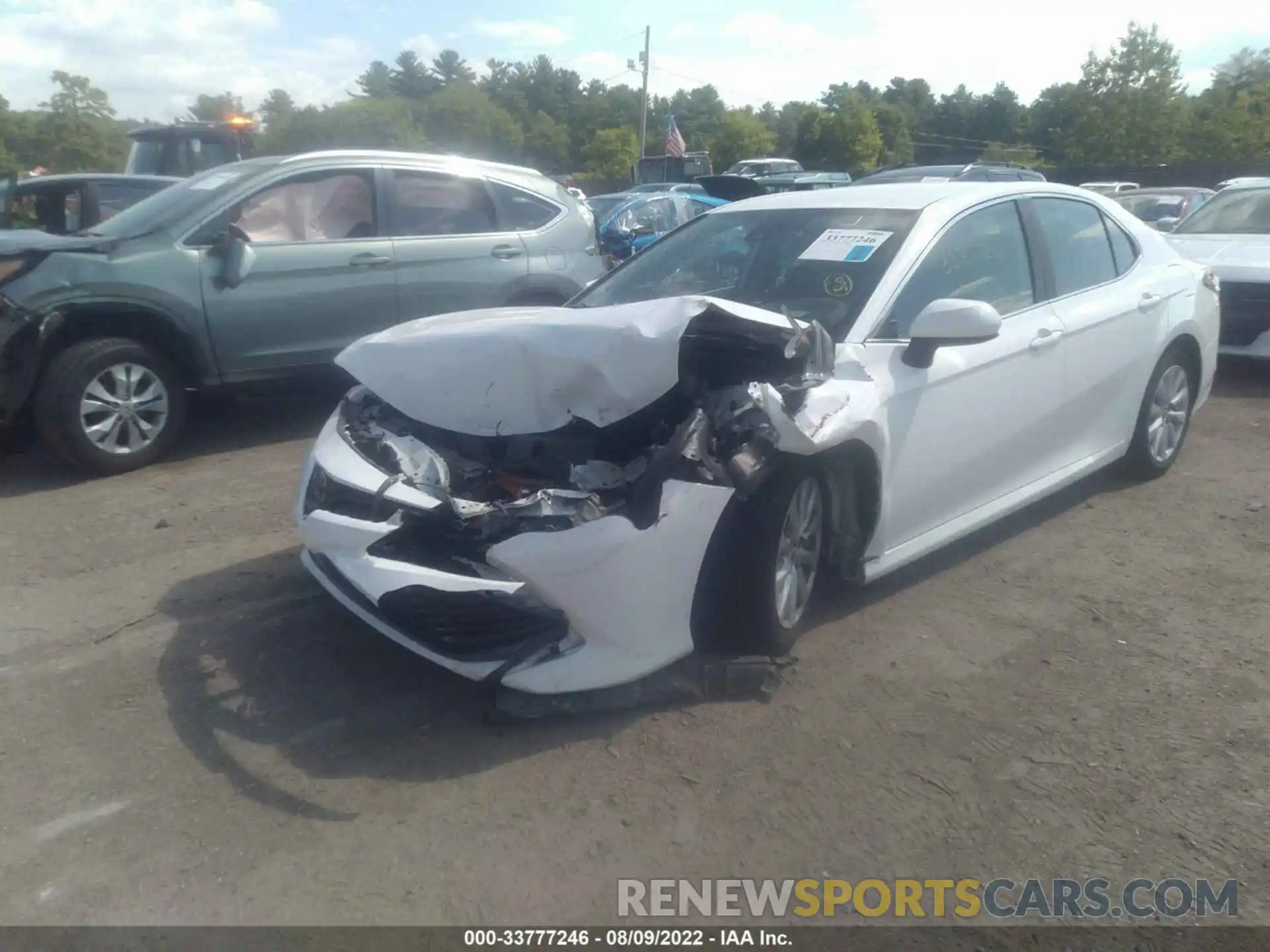 2 Photograph of a damaged car 4T1C11AK6LU861465 TOYOTA CAMRY 2020