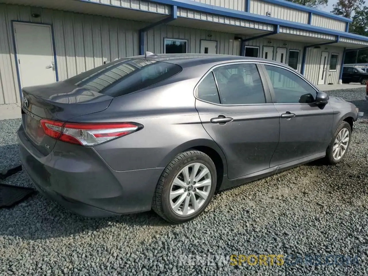 3 Photograph of a damaged car 4T1C11AK6LU864009 TOYOTA CAMRY 2020