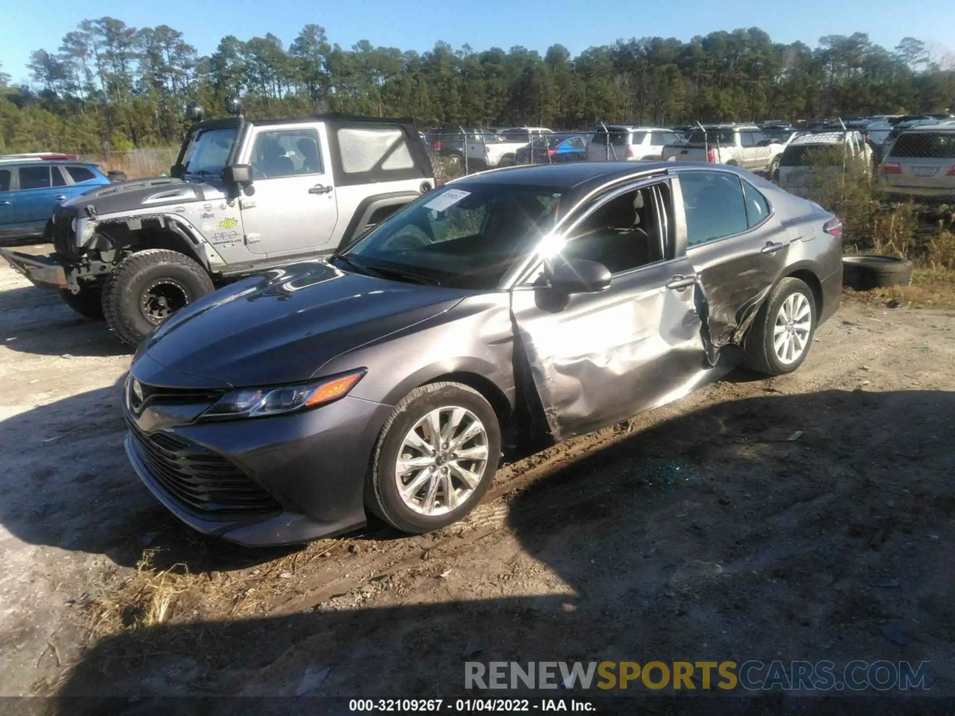 2 Photograph of a damaged car 4T1C11AK6LU873583 TOYOTA CAMRY 2020