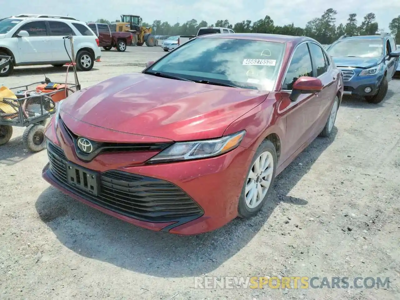 2 Photograph of a damaged car 4T1C11AK6LU886804 TOYOTA CAMRY 2020