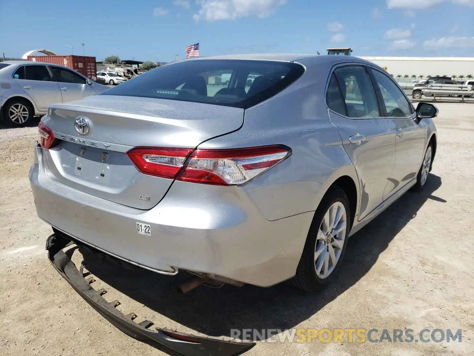 4 Photograph of a damaged car 4T1C11AK6LU901849 TOYOTA CAMRY 2020