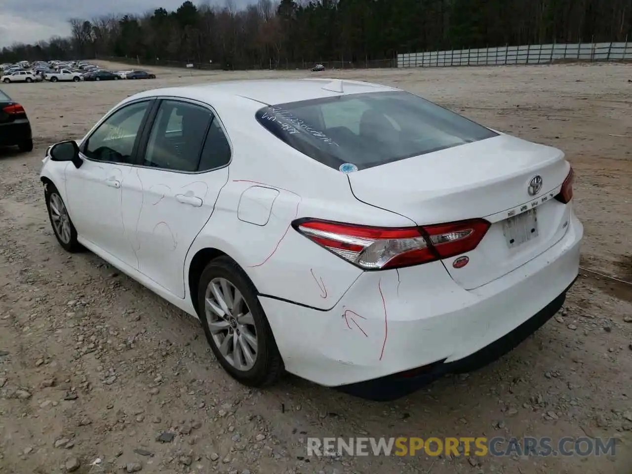 3 Photograph of a damaged car 4T1C11AK6LU904878 TOYOTA CAMRY 2020