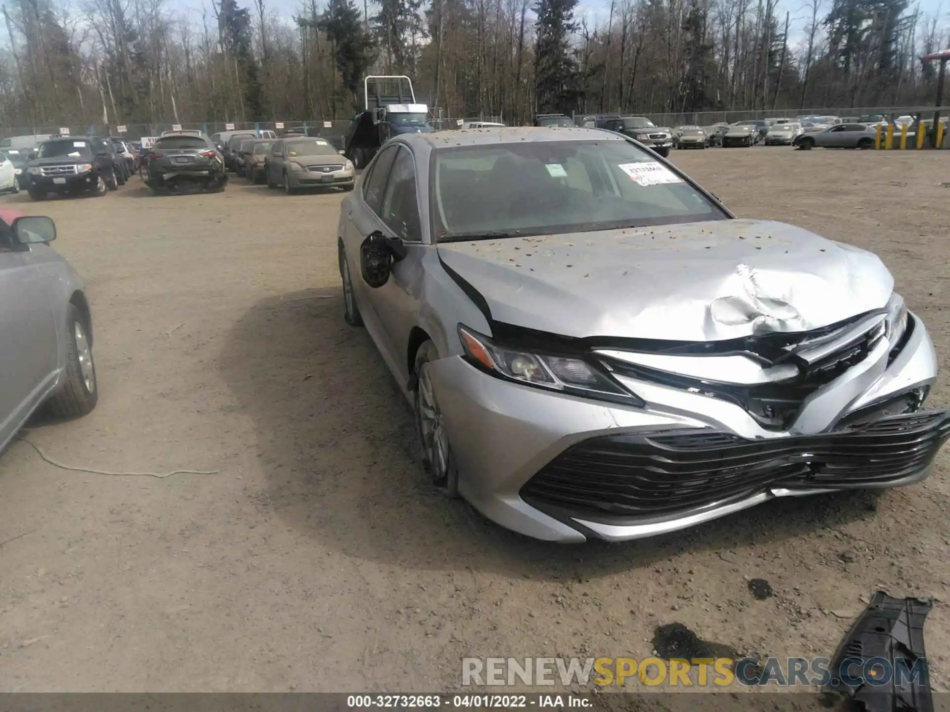 1 Photograph of a damaged car 4T1C11AK6LU928744 TOYOTA CAMRY 2020