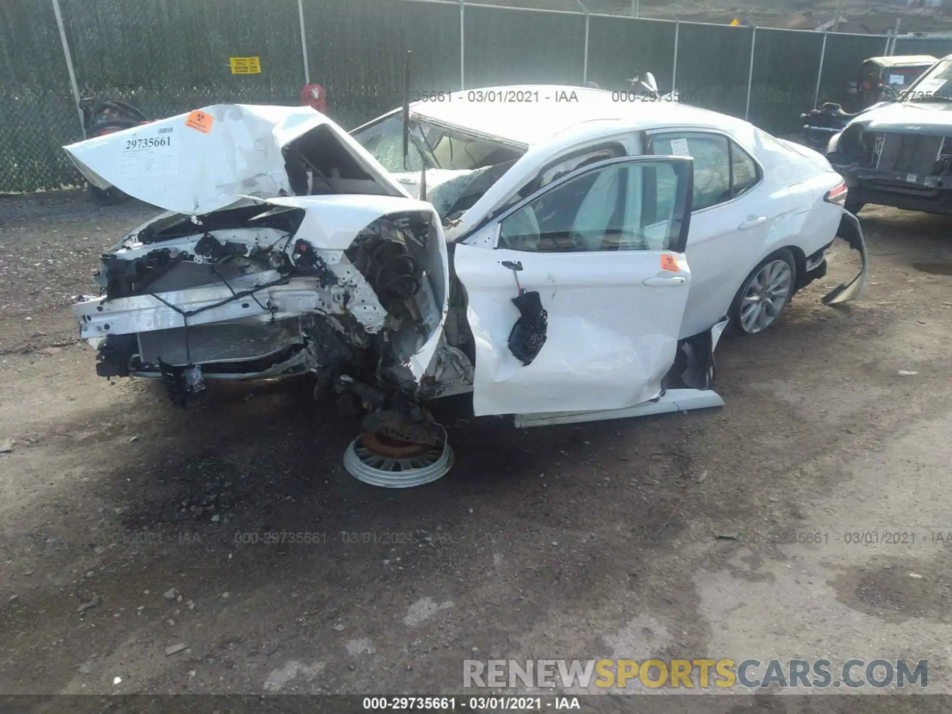 2 Photograph of a damaged car 4T1C11AK6LU929795 TOYOTA CAMRY 2020