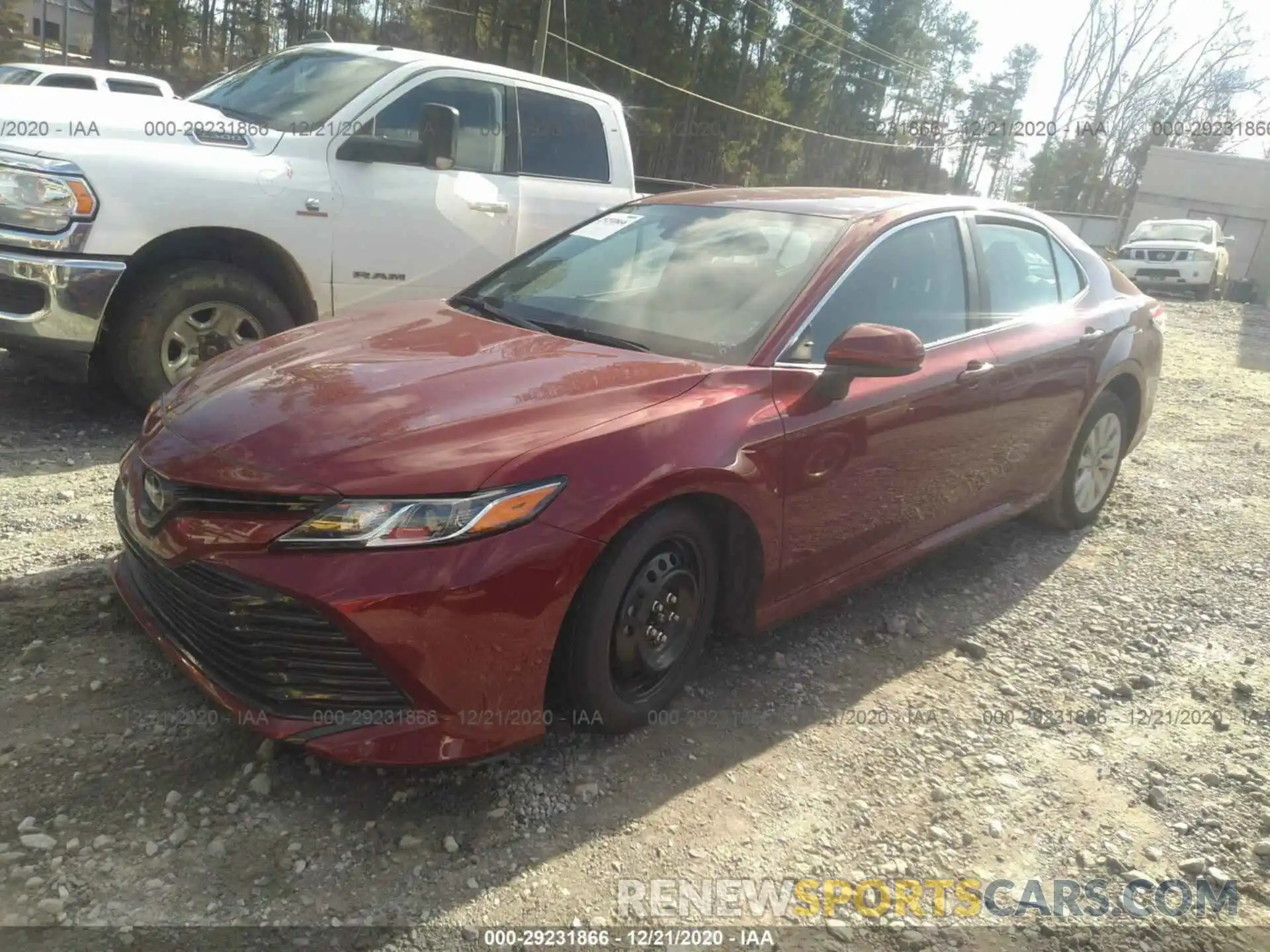 2 Photograph of a damaged car 4T1C11AK6LU943566 TOYOTA CAMRY 2020