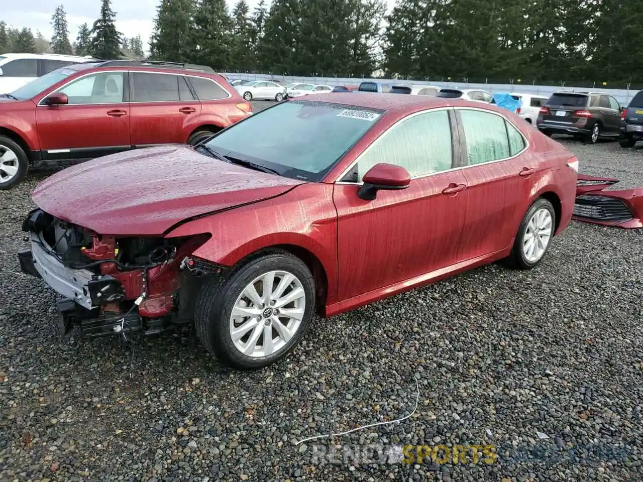 1 Photograph of a damaged car 4T1C11AK6LU947052 TOYOTA CAMRY 2020