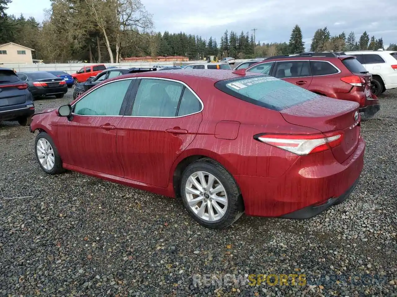 2 Photograph of a damaged car 4T1C11AK6LU947052 TOYOTA CAMRY 2020