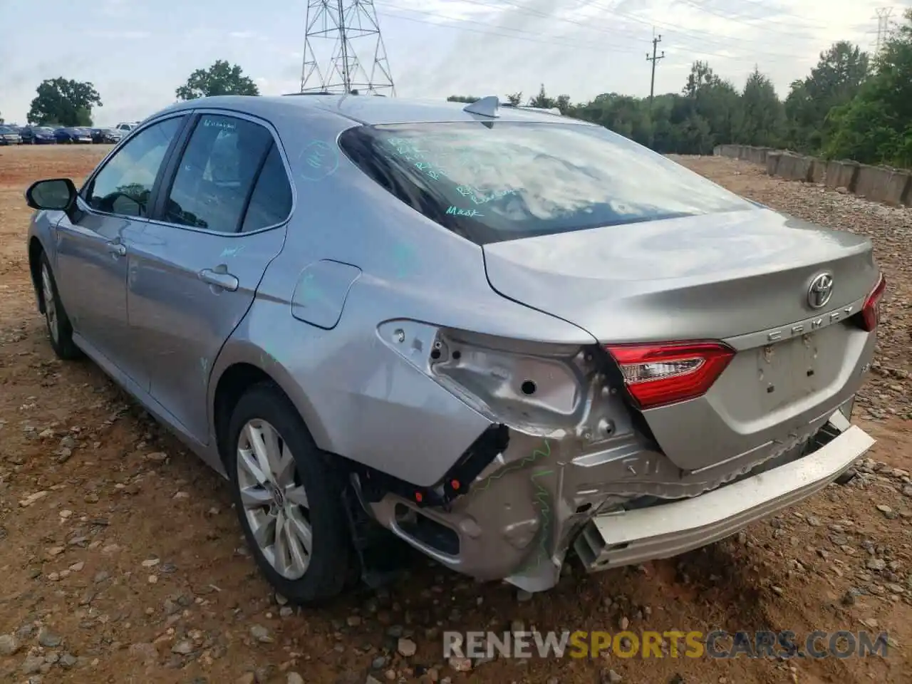 3 Photograph of a damaged car 4T1C11AK6LU949948 TOYOTA CAMRY 2020