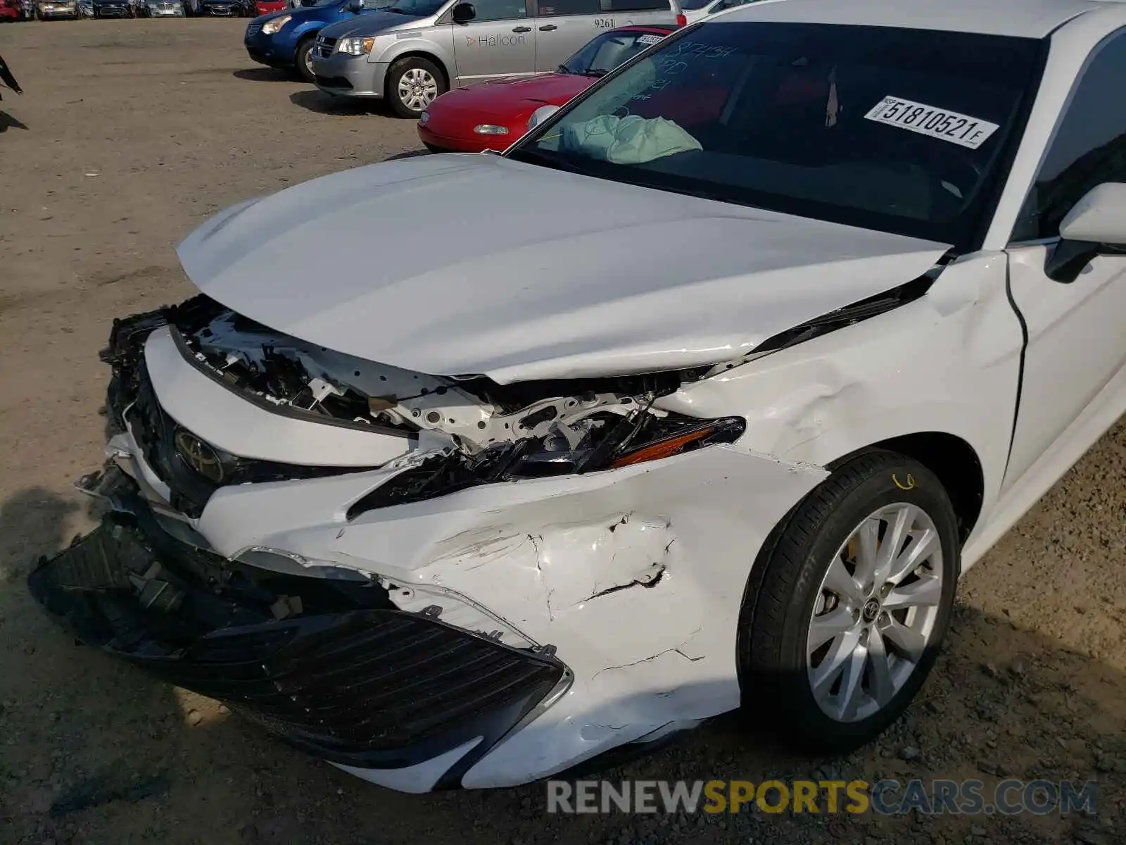 9 Photograph of a damaged car 4T1C11AK6LU953448 TOYOTA CAMRY 2020