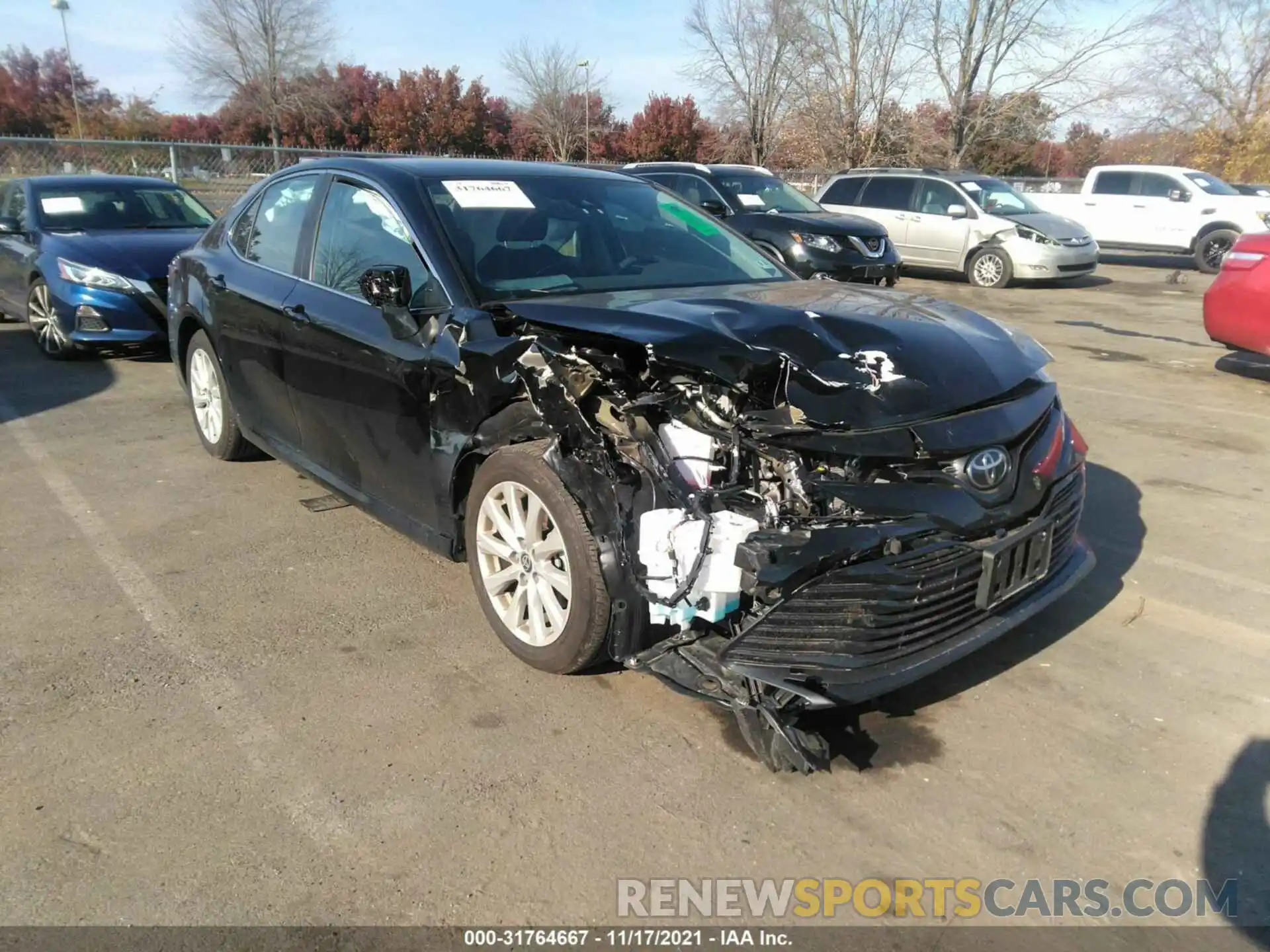 1 Photograph of a damaged car 4T1C11AK6LU962151 TOYOTA CAMRY 2020