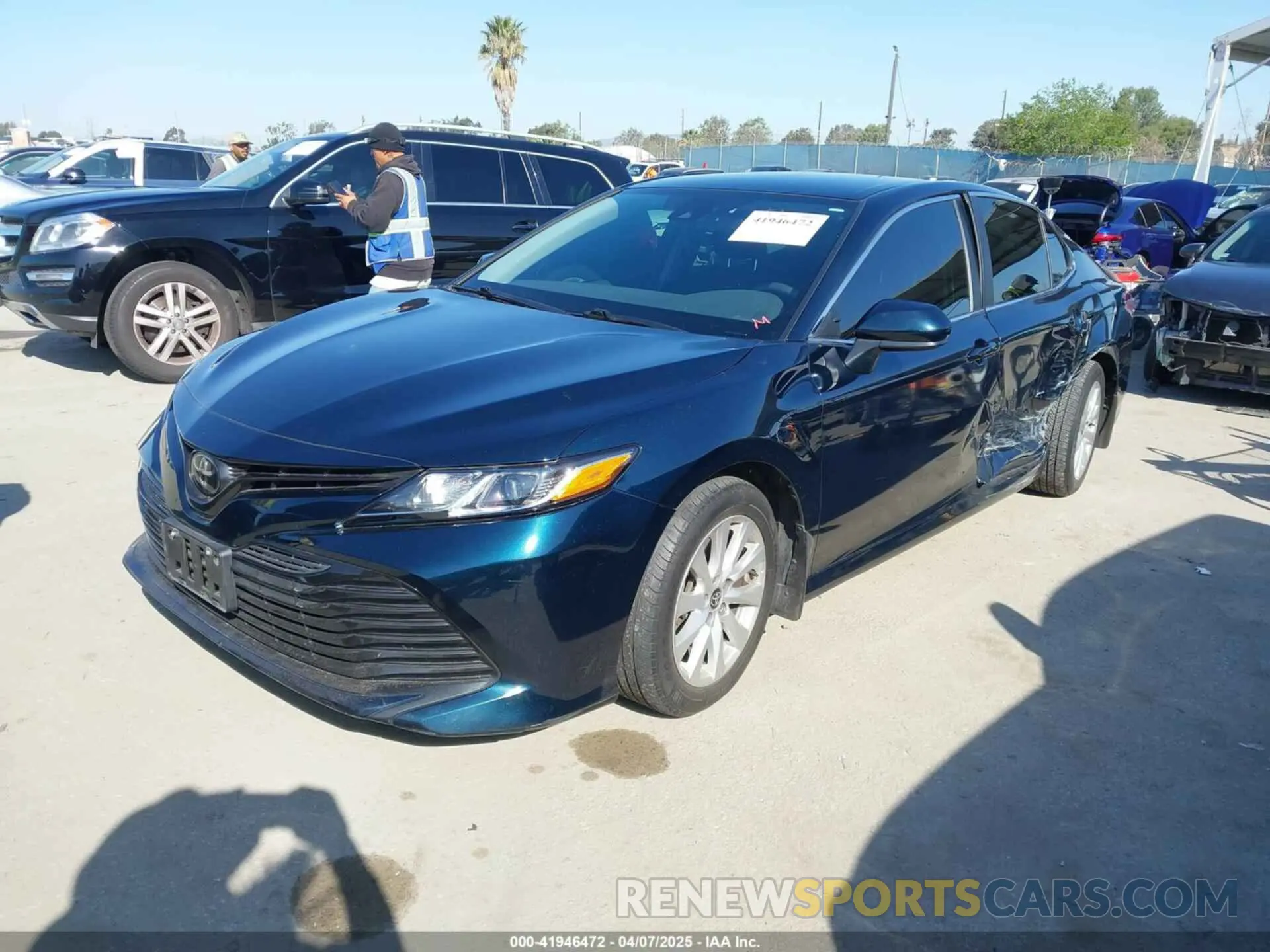 2 Photograph of a damaged car 4T1C11AK6LU994601 TOYOTA CAMRY 2020