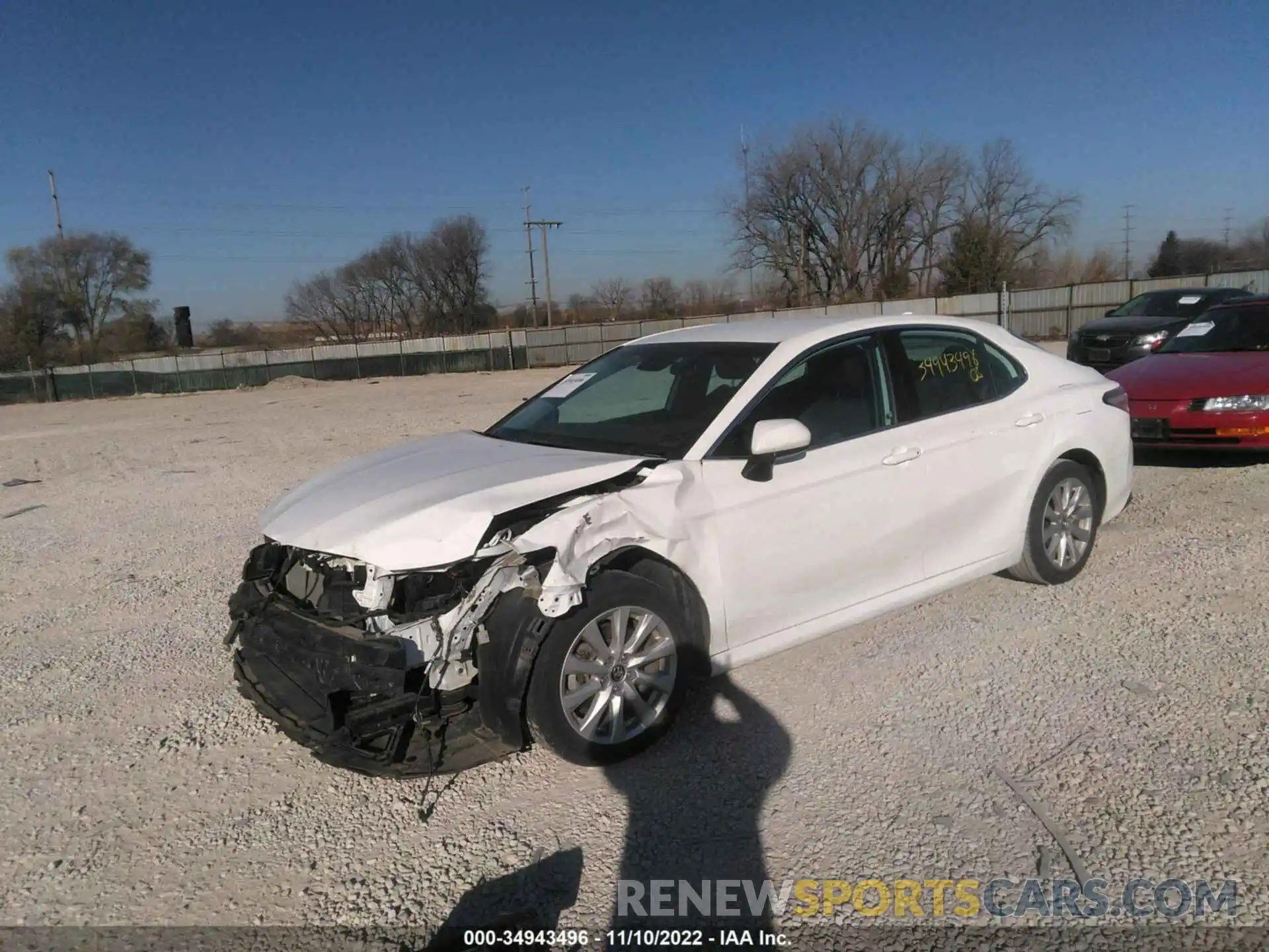 2 Photograph of a damaged car 4T1C11AK7LU346250 TOYOTA CAMRY 2020