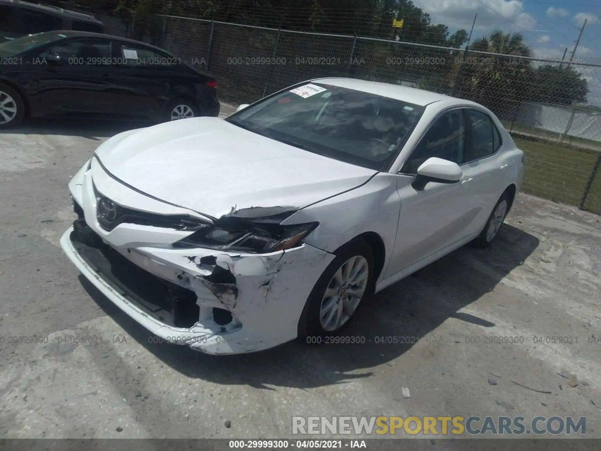 2 Photograph of a damaged car 4T1C11AK7LU358740 TOYOTA CAMRY 2020