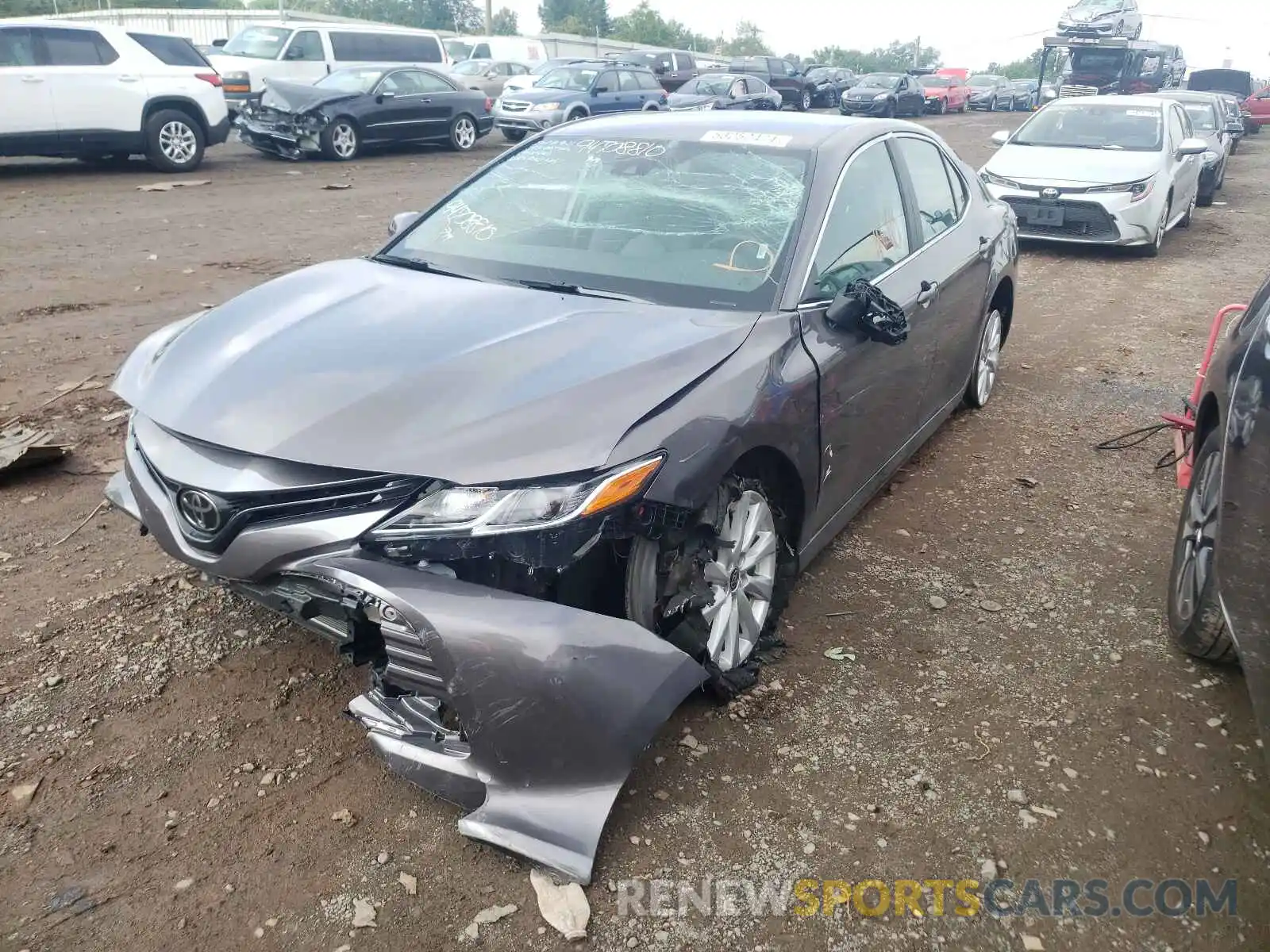 2 Photograph of a damaged car 4T1C11AK7LU358785 TOYOTA CAMRY 2020