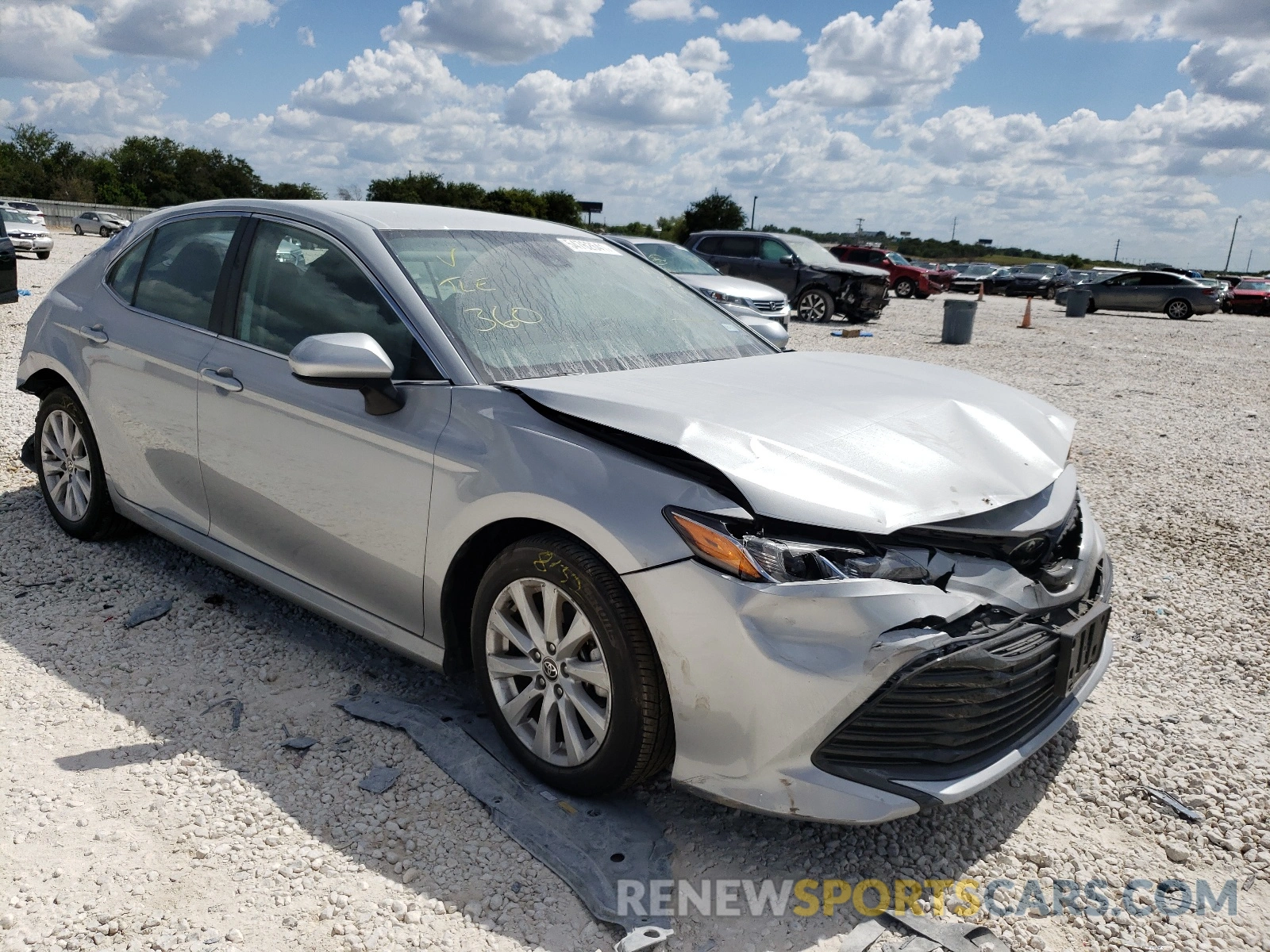 1 Photograph of a damaged car 4T1C11AK7LU363856 TOYOTA CAMRY 2020