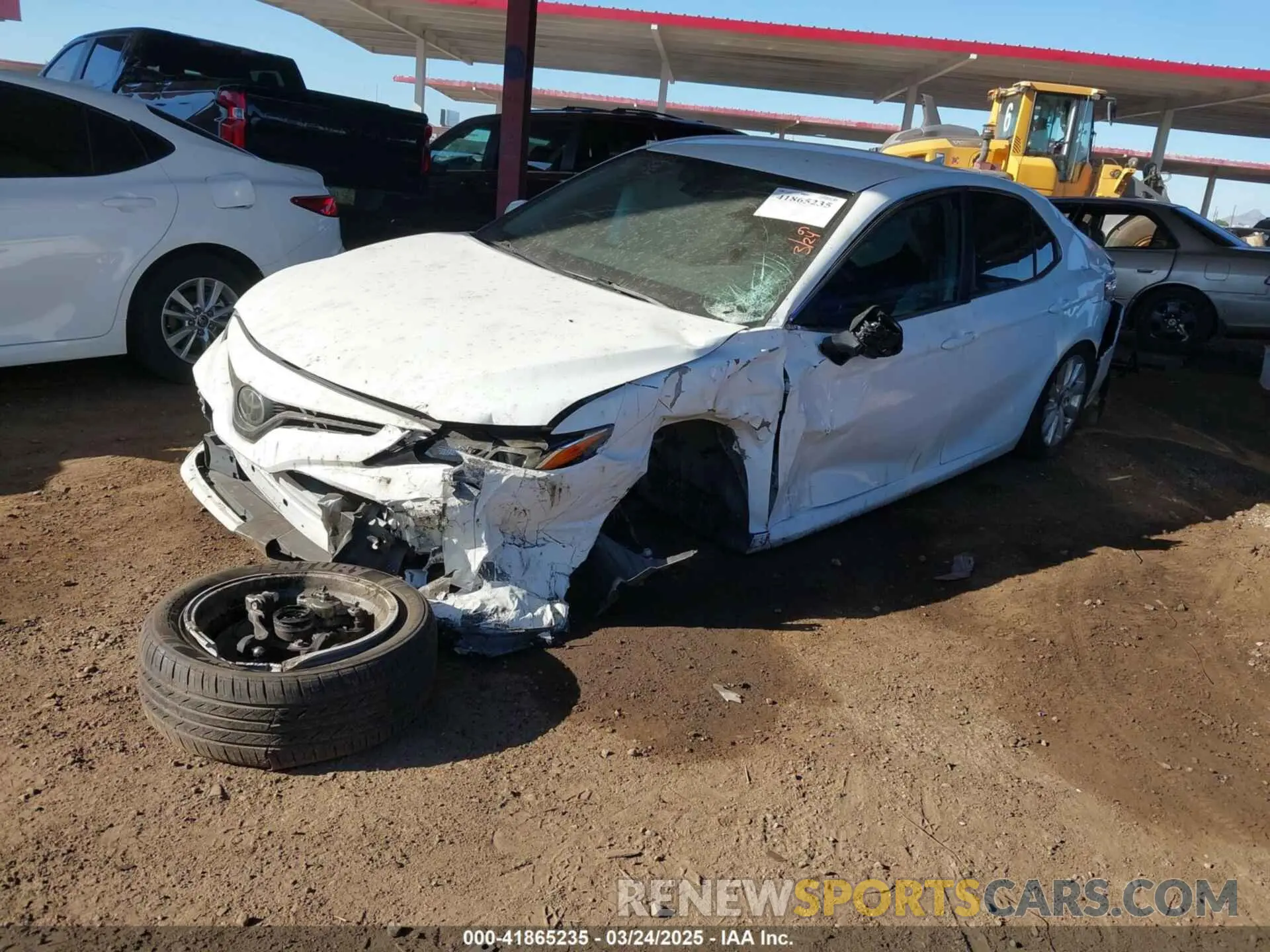 2 Photograph of a damaged car 4T1C11AK7LU401666 TOYOTA CAMRY 2020