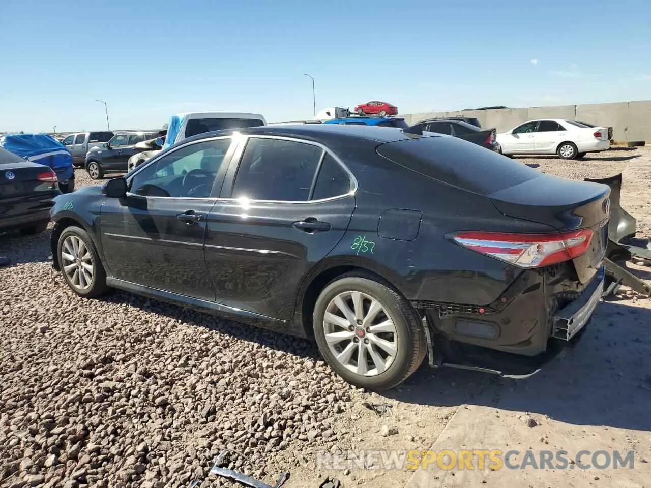 2 Photograph of a damaged car 4T1C11AK7LU504389 TOYOTA CAMRY 2020