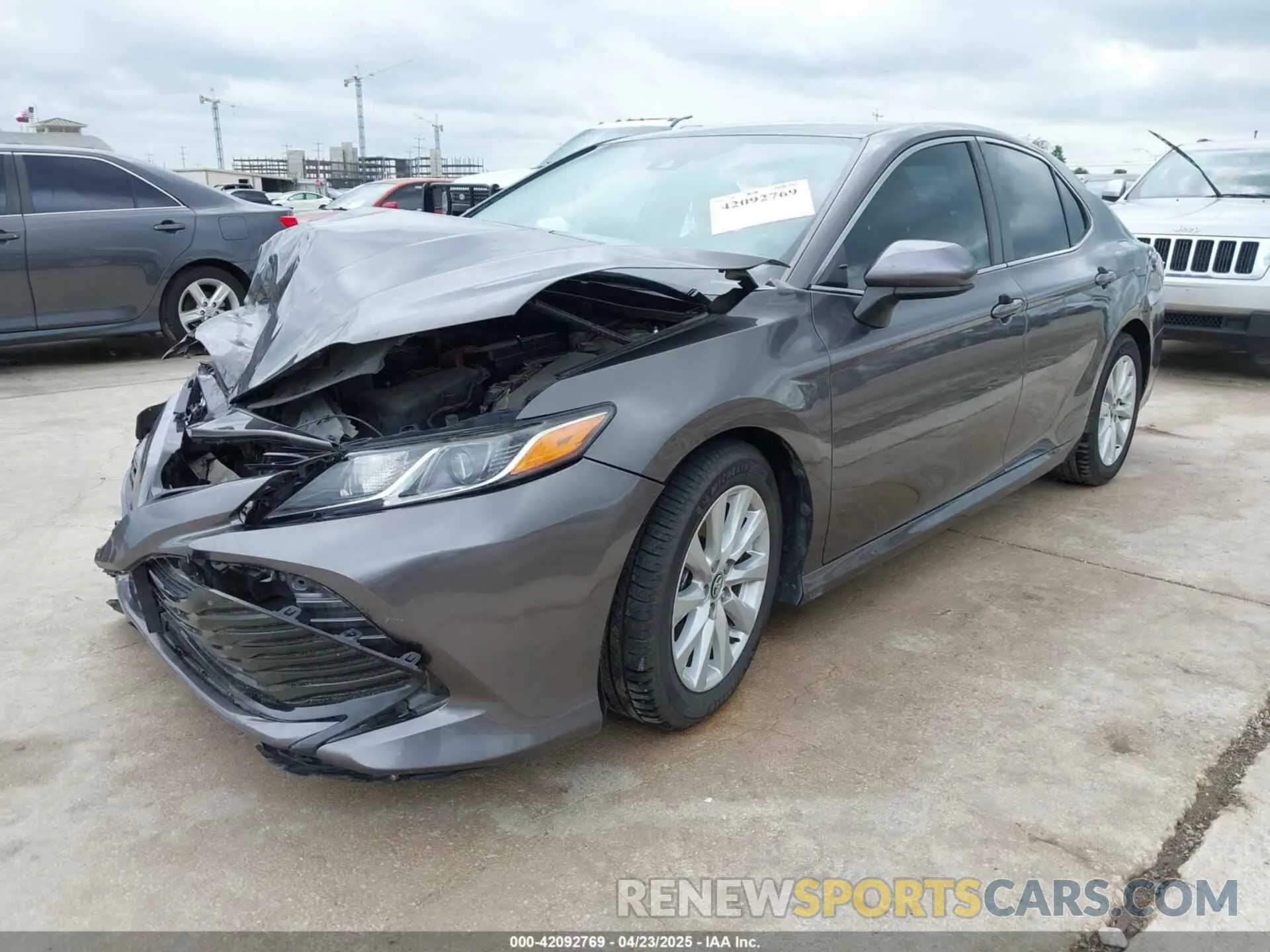 2 Photograph of a damaged car 4T1C11AK7LU860471 TOYOTA CAMRY 2020