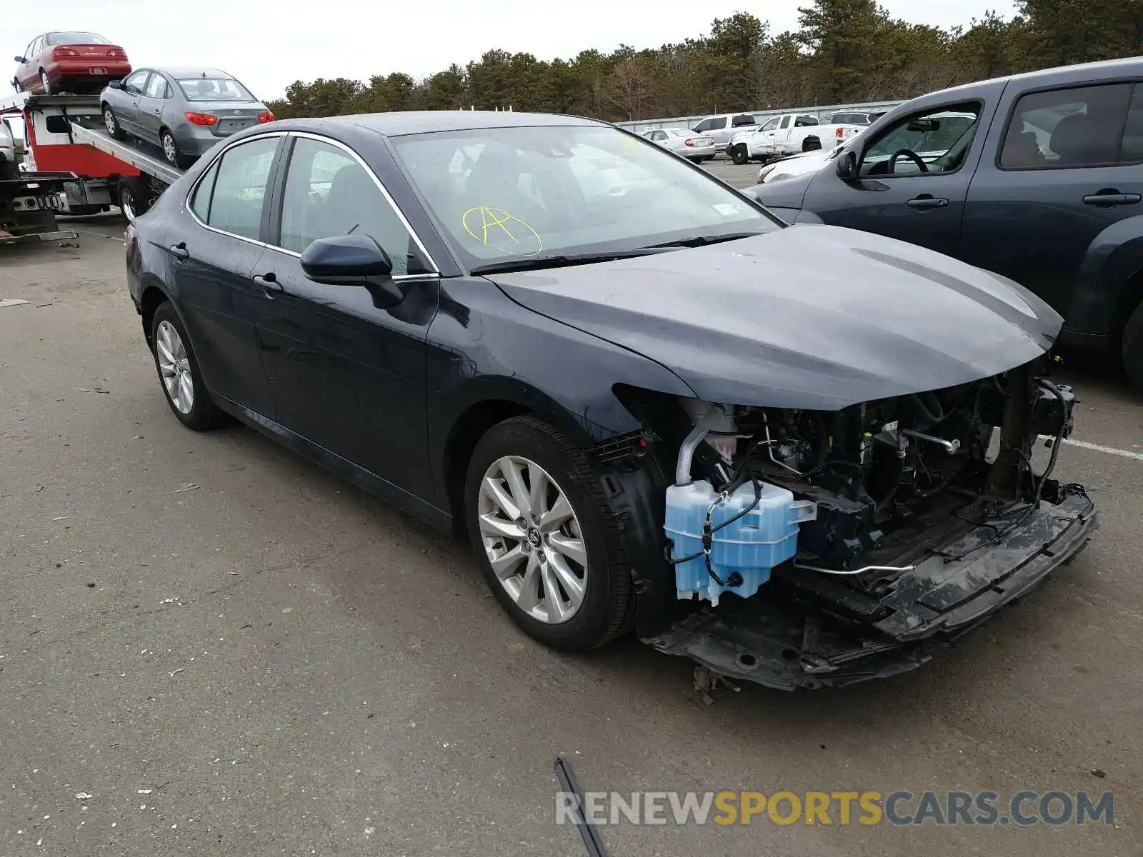 1 Photograph of a damaged car 4T1C11AK7LU874371 TOYOTA CAMRY 2020