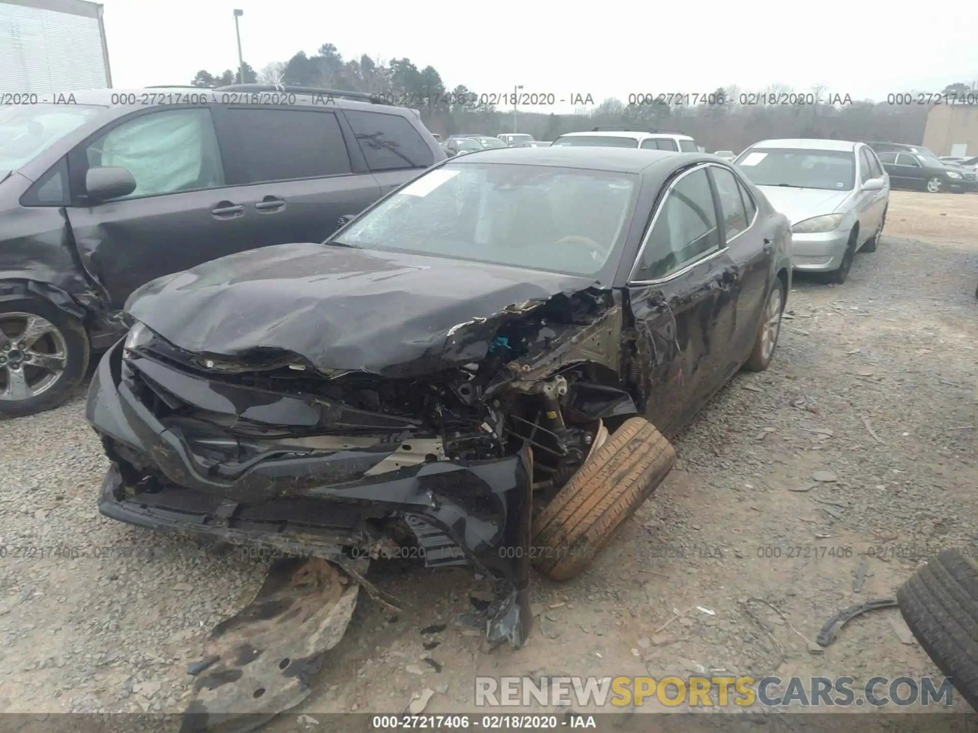 2 Photograph of a damaged car 4T1C11AK7LU880185 TOYOTA CAMRY 2020