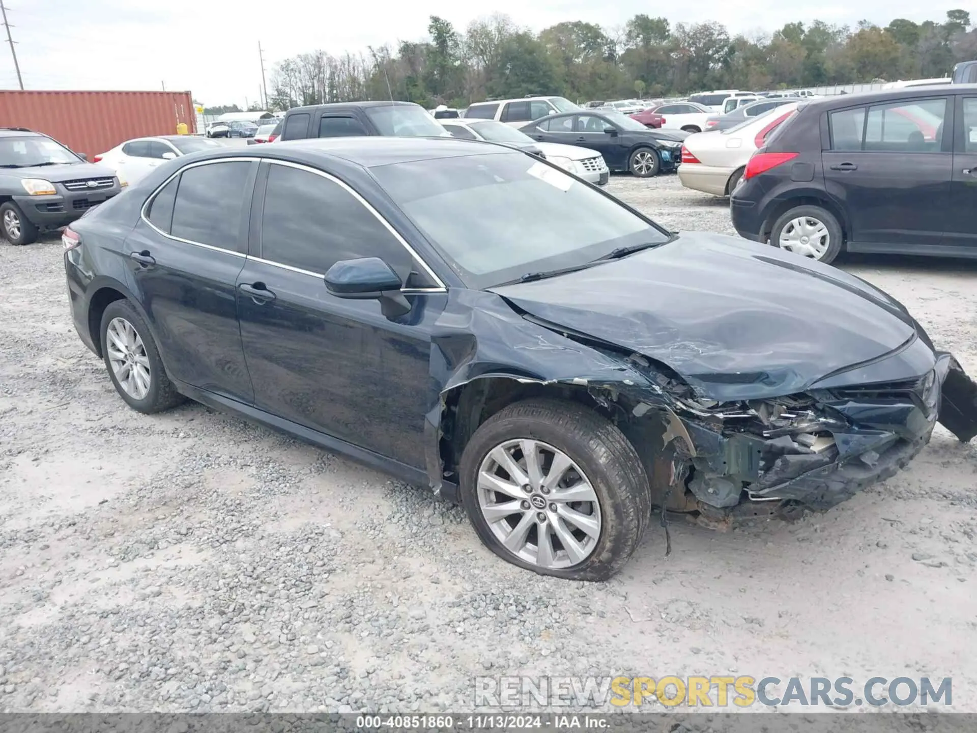 1 Photograph of a damaged car 4T1C11AK7LU904047 TOYOTA CAMRY 2020