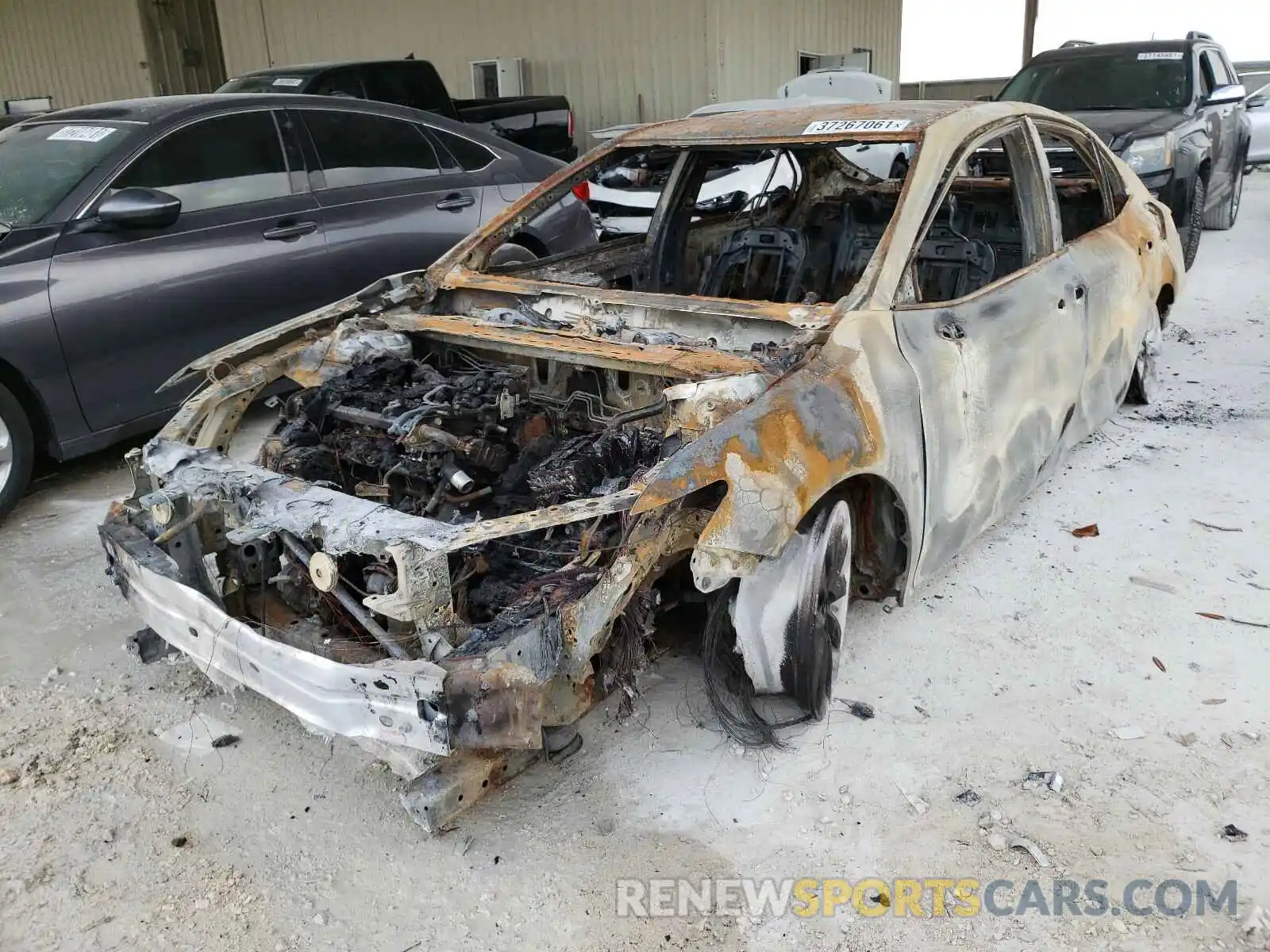 2 Photograph of a damaged car 4T1C11AK7LU909166 TOYOTA CAMRY 2020