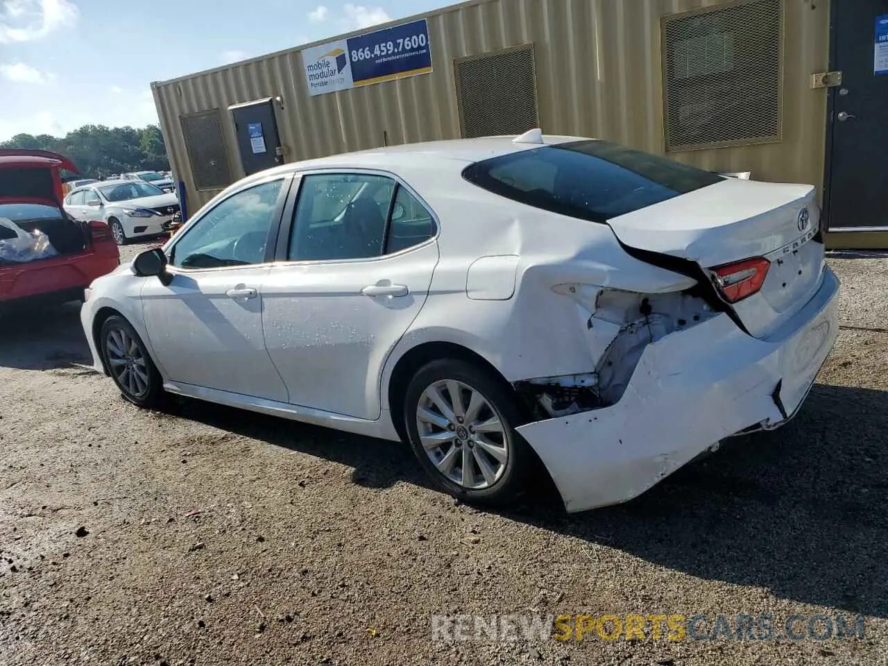 2 Photograph of a damaged car 4T1C11AK7LU912794 TOYOTA CAMRY 2020