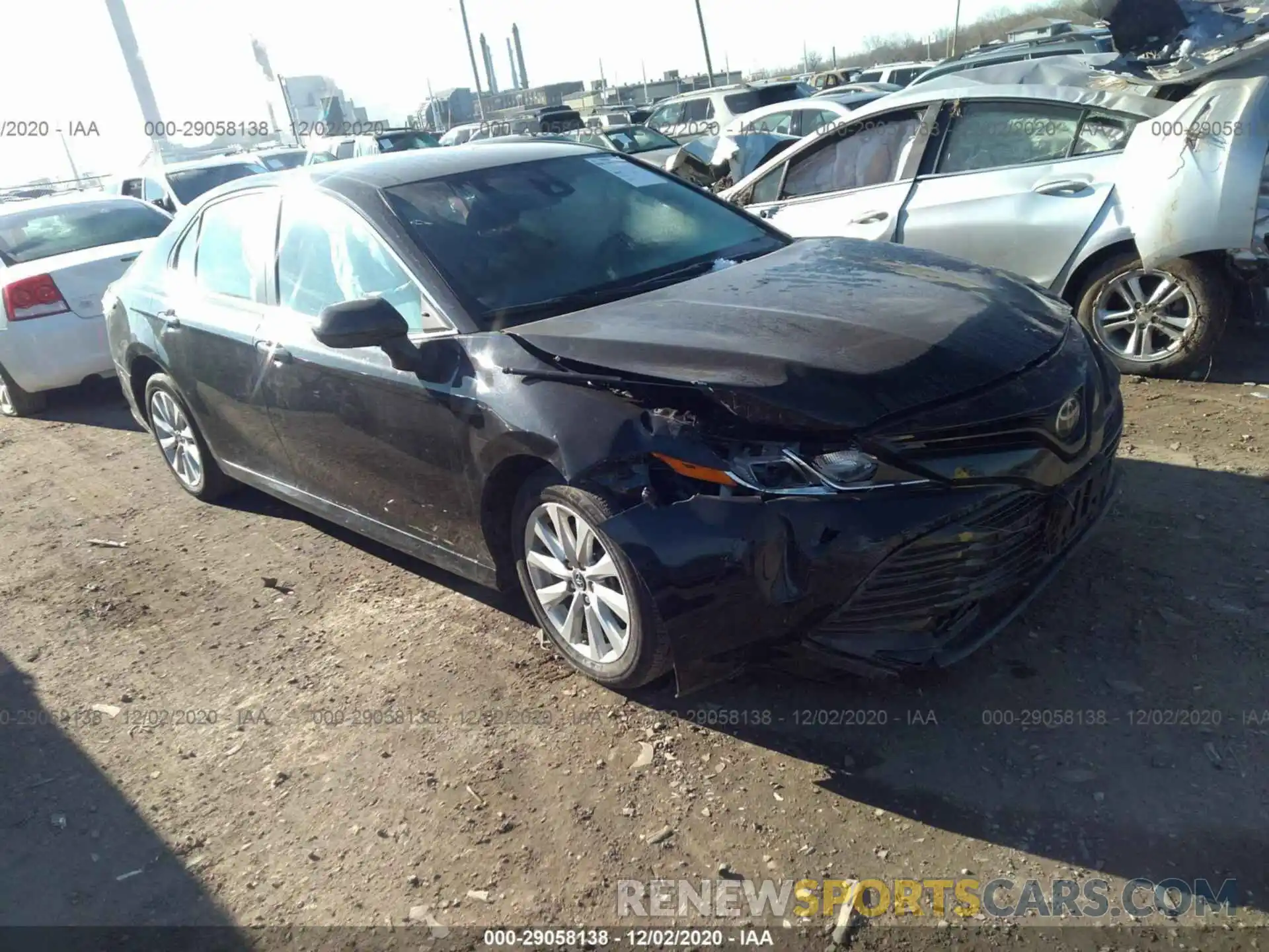 1 Photograph of a damaged car 4T1C11AK7LU922404 TOYOTA CAMRY 2020