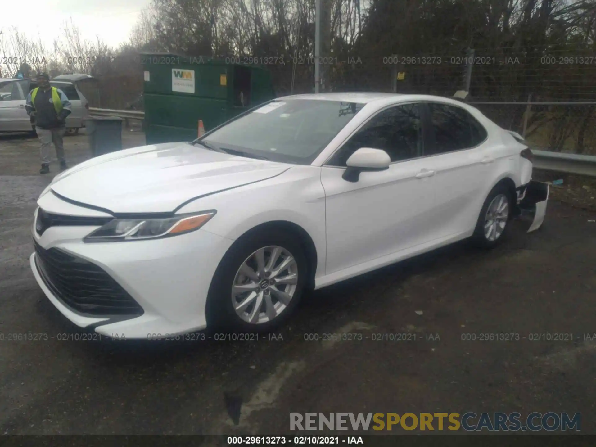 2 Photograph of a damaged car 4T1C11AK7LU941387 TOYOTA CAMRY 2020