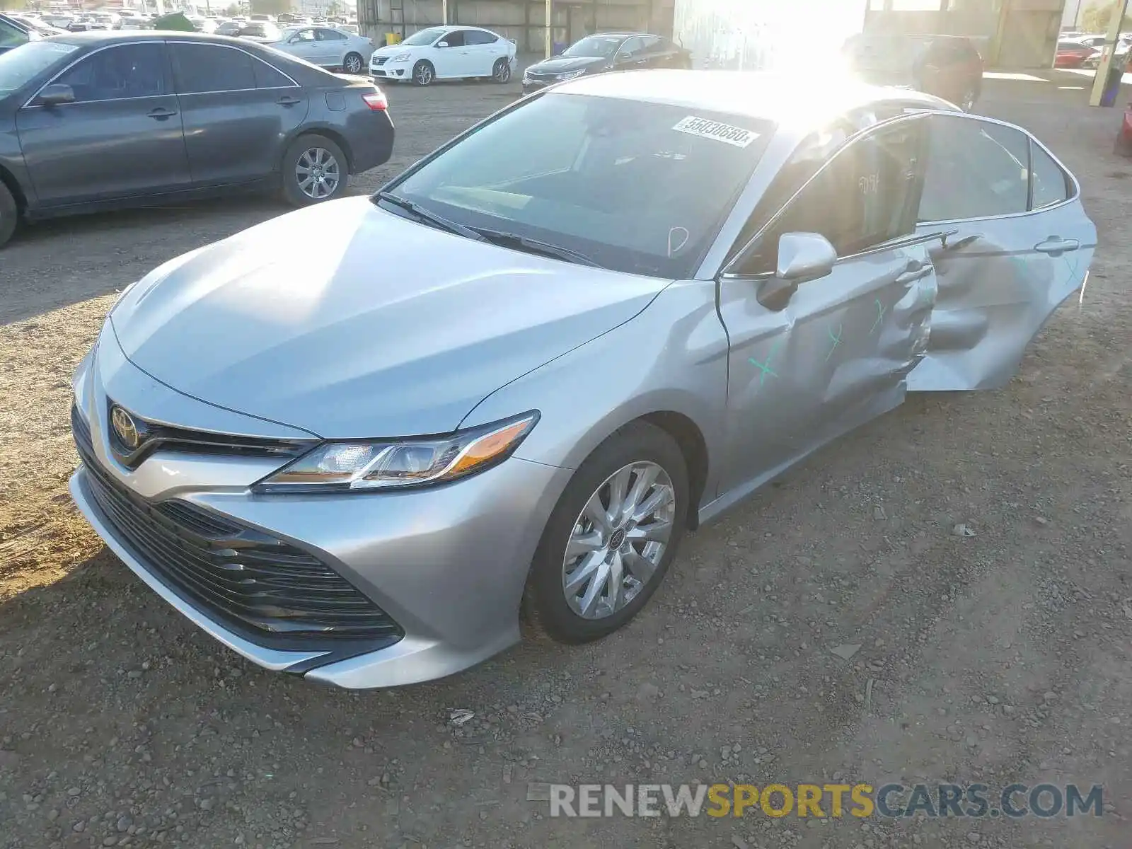 2 Photograph of a damaged car 4T1C11AK7LU946833 TOYOTA CAMRY 2020