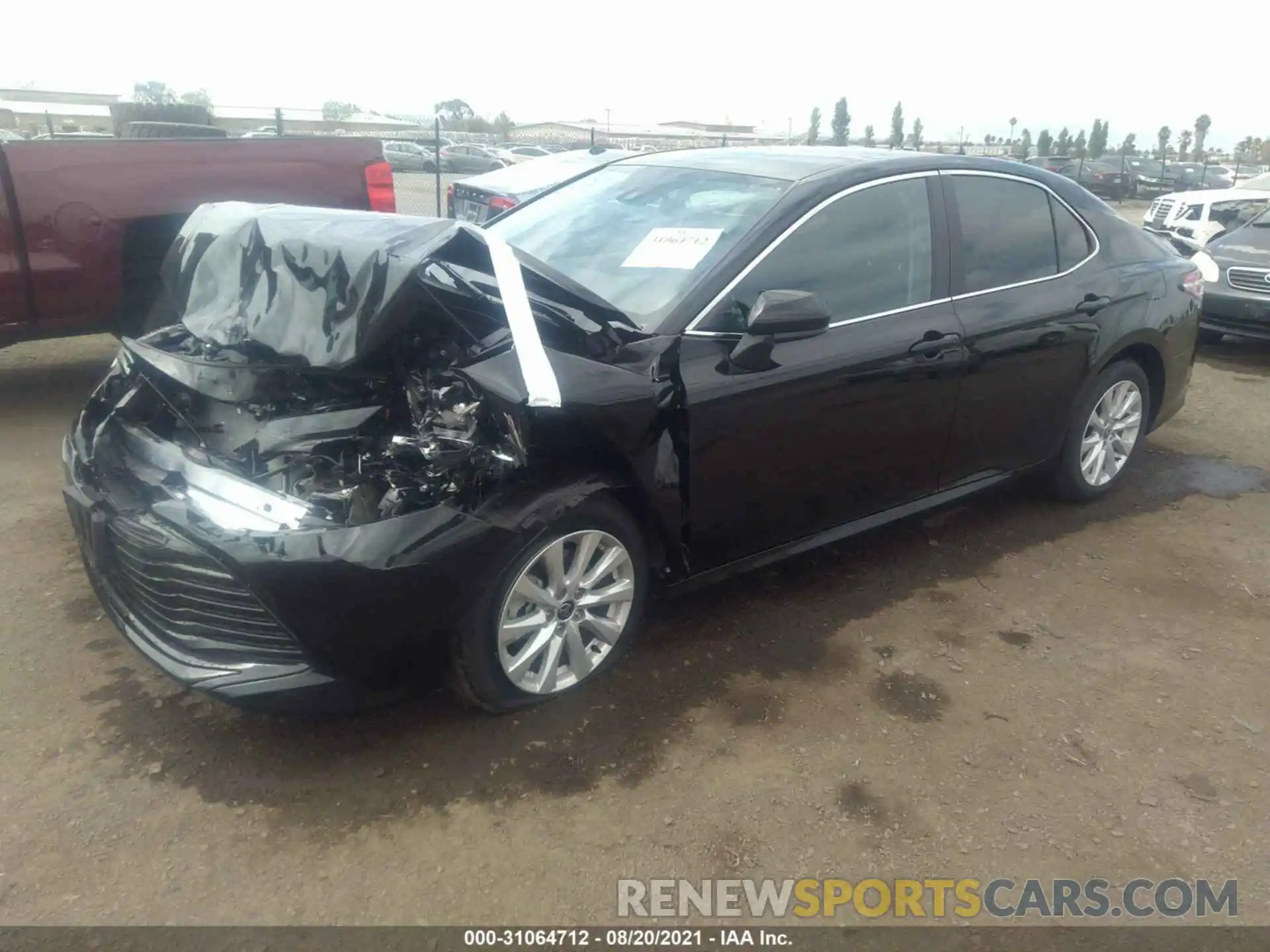 2 Photograph of a damaged car 4T1C11AK7LU970677 TOYOTA CAMRY 2020