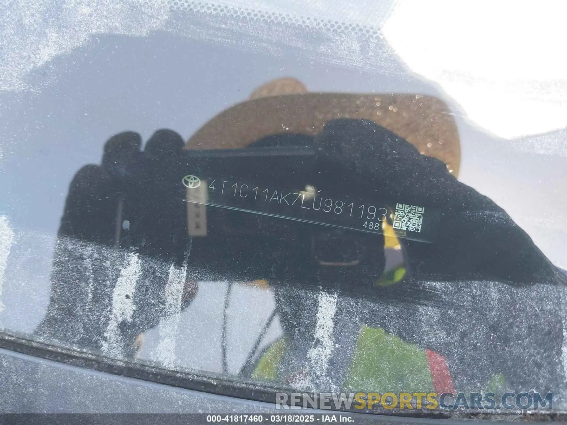 9 Photograph of a damaged car 4T1C11AK7LU981193 TOYOTA CAMRY 2020