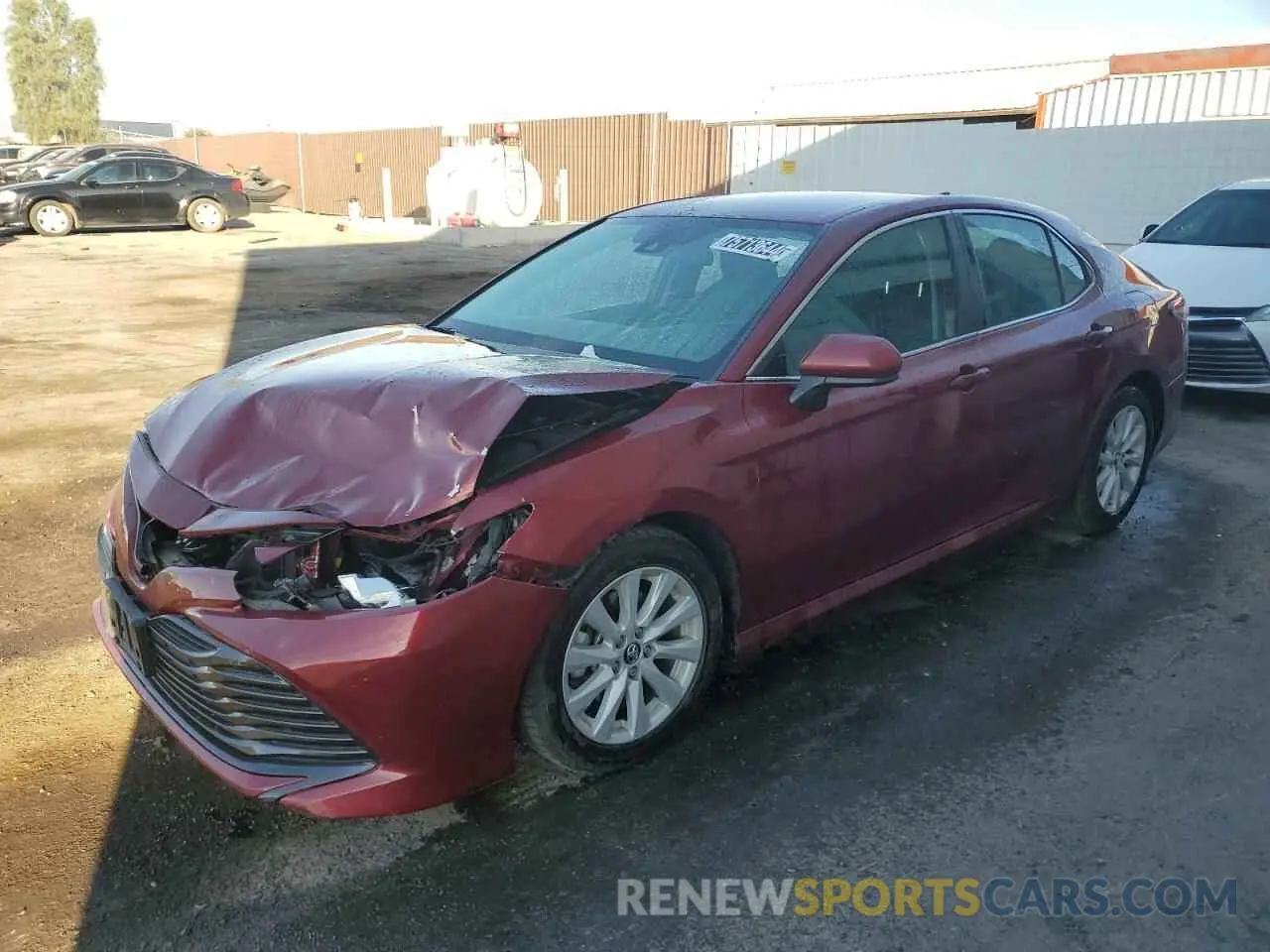 1 Photograph of a damaged car 4T1C11AK8LU325469 TOYOTA CAMRY 2020