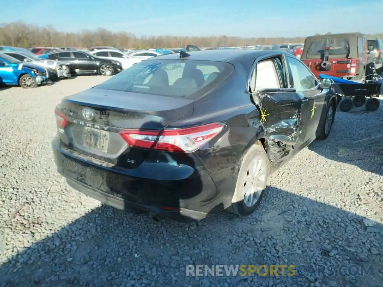 4 Photograph of a damaged car 4T1C11AK8LU327951 TOYOTA CAMRY 2020