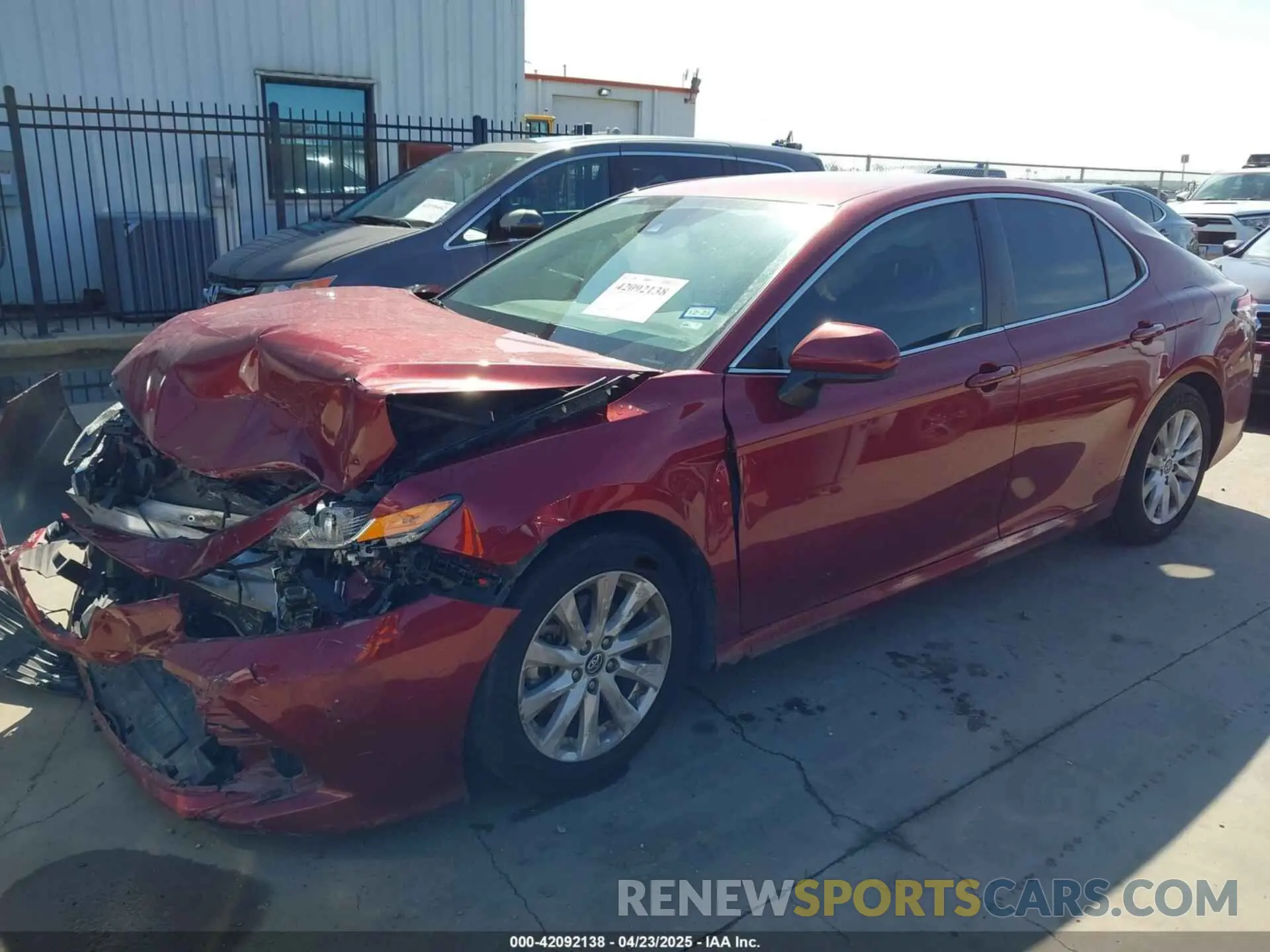 2 Photograph of a damaged car 4T1C11AK8LU337931 TOYOTA CAMRY 2020