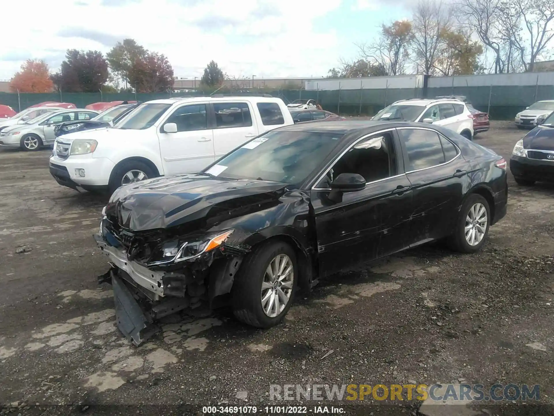 2 Photograph of a damaged car 4T1C11AK8LU339369 TOYOTA CAMRY 2020