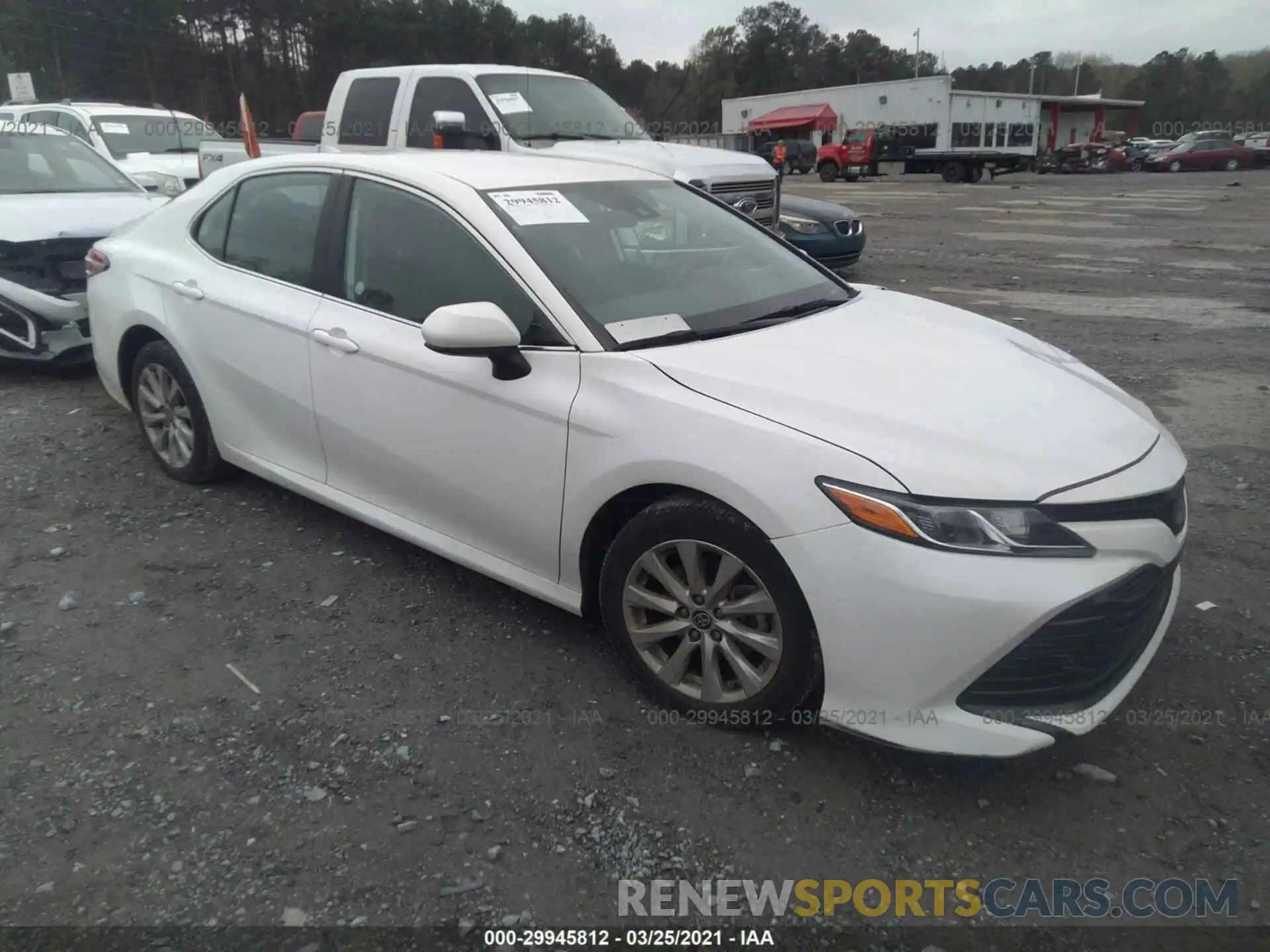 1 Photograph of a damaged car 4T1C11AK8LU358973 TOYOTA CAMRY 2020