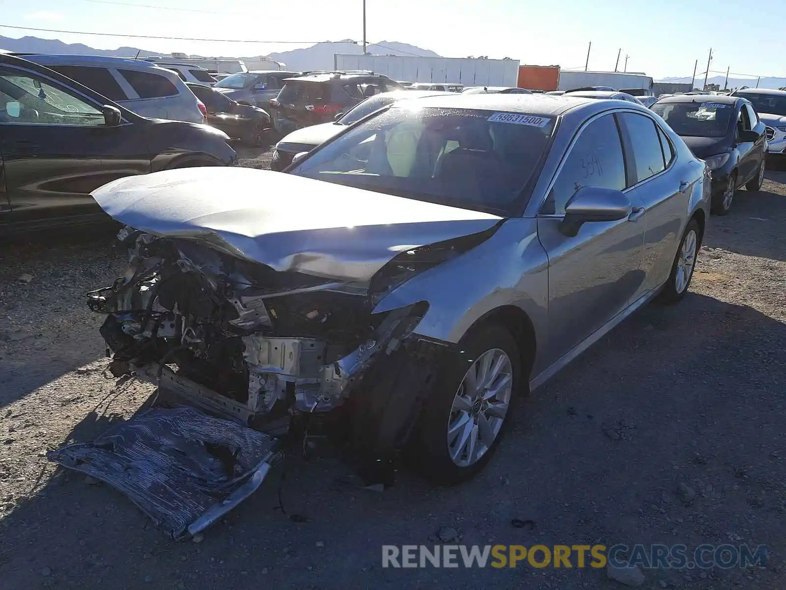 2 Photograph of a damaged car 4T1C11AK8LU370637 TOYOTA CAMRY 2020