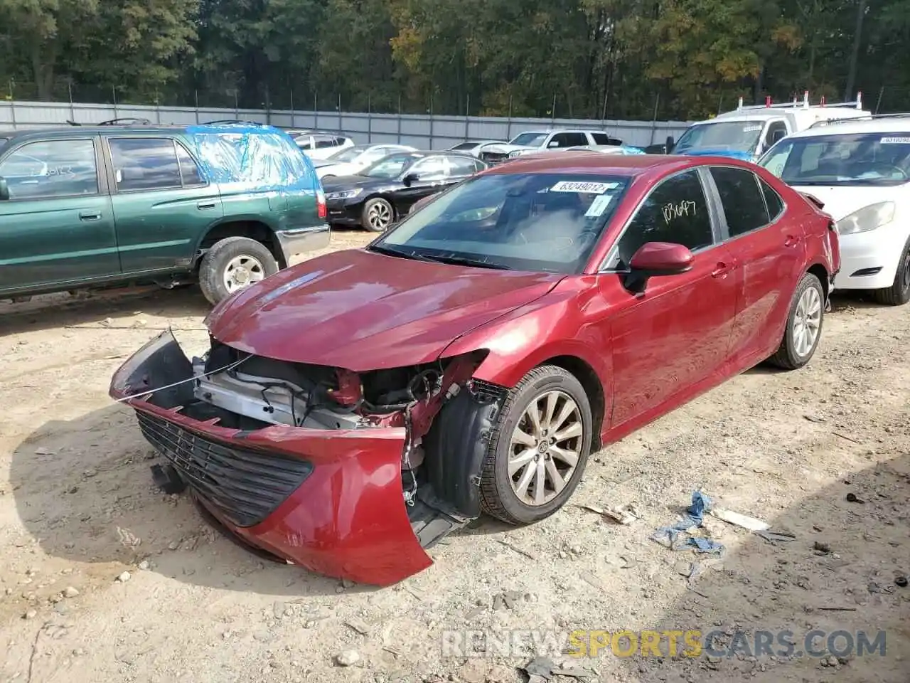 2 Photograph of a damaged car 4T1C11AK8LU381122 TOYOTA CAMRY 2020