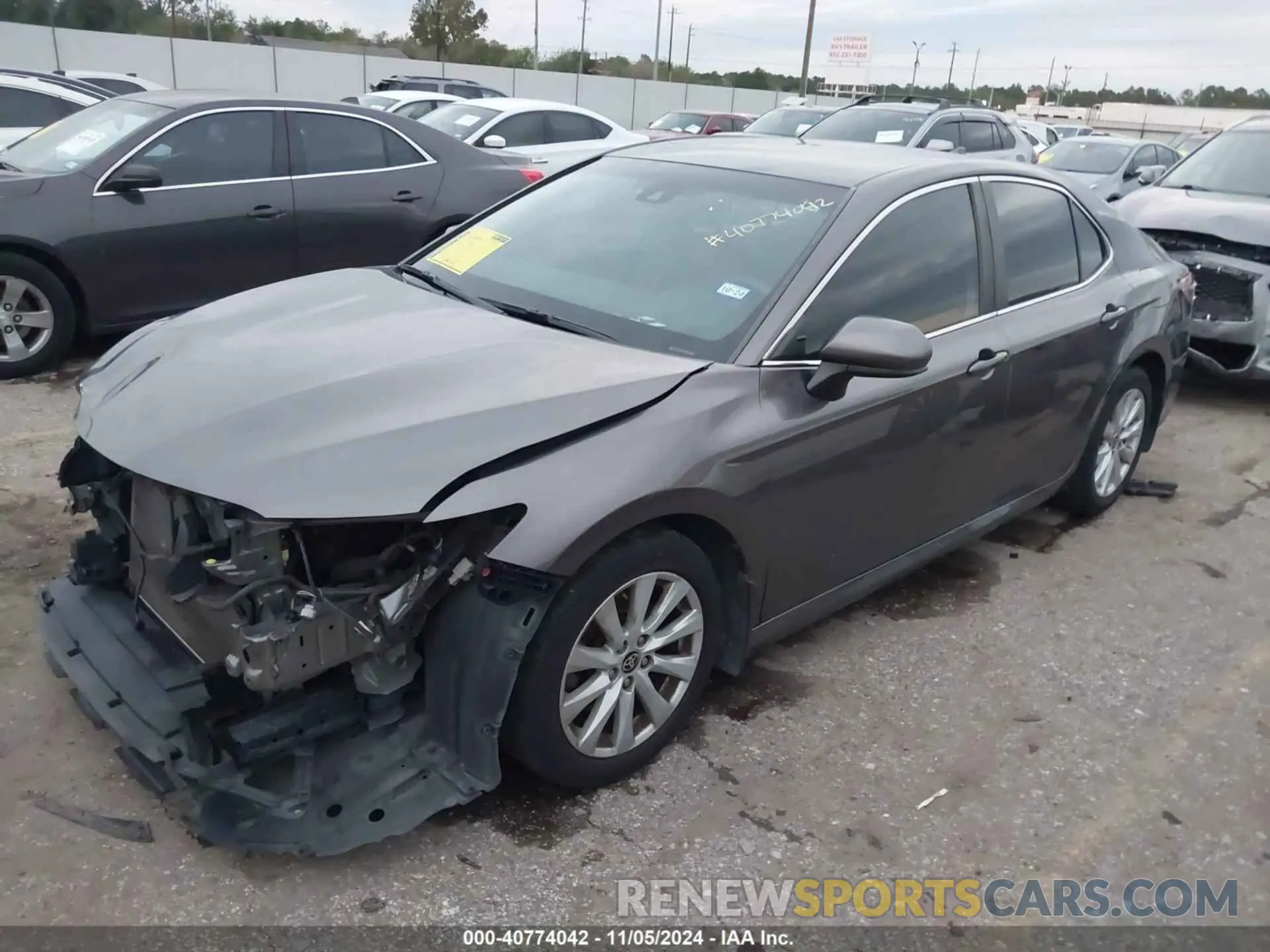 2 Photograph of a damaged car 4T1C11AK8LU389639 TOYOTA CAMRY 2020