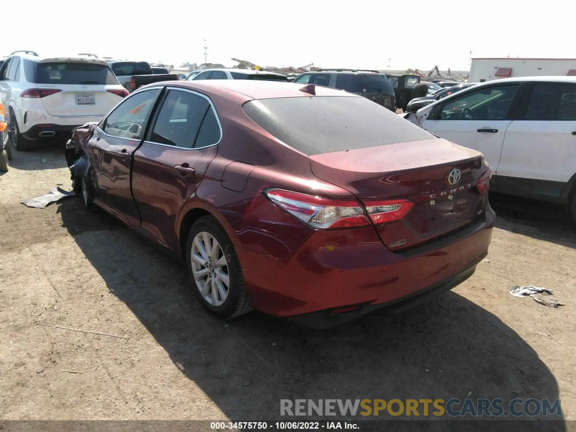 3 Photograph of a damaged car 4T1C11AK8LU859183 TOYOTA CAMRY 2020