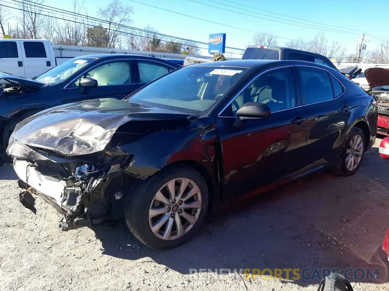 1 Photograph of a damaged car 4T1C11AK8LU882205 TOYOTA CAMRY 2020