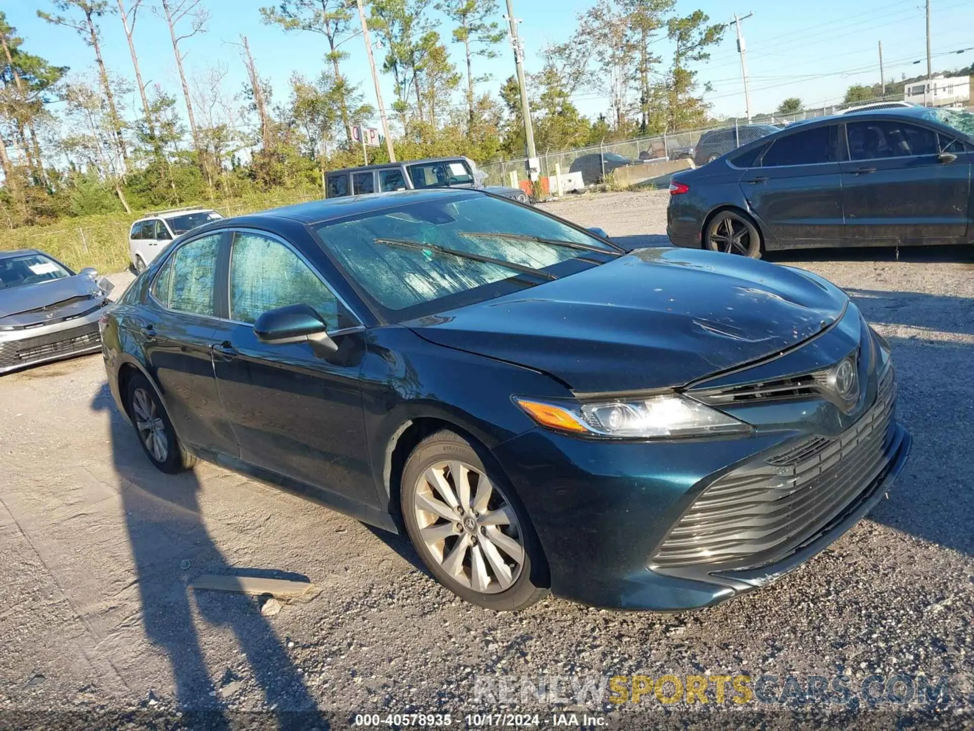 1 Photograph of a damaged car 4T1C11AK8LU936473 TOYOTA CAMRY 2020
